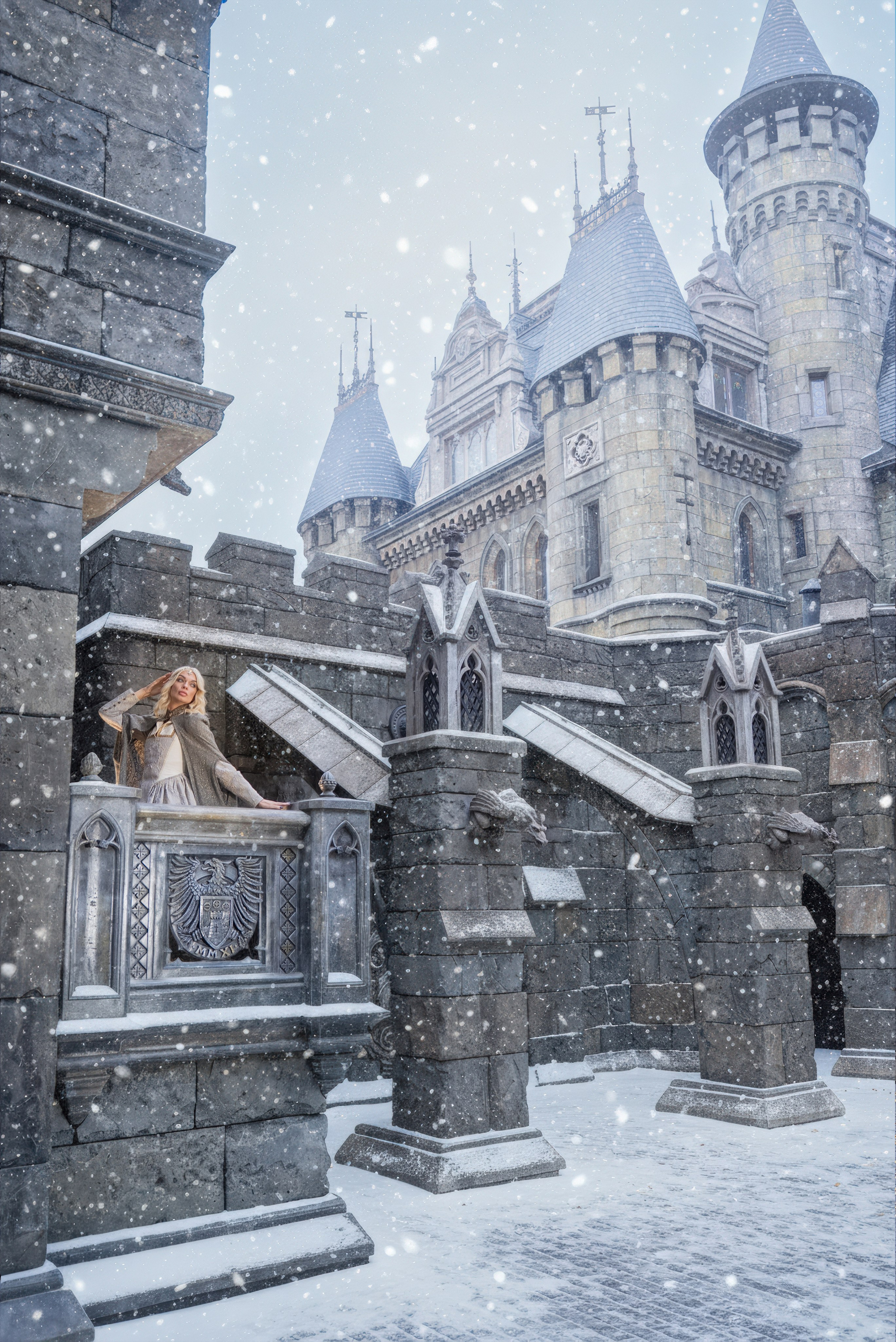 Новогодняя фотосессия в Замке Гарибальди. Фотограф Батурин Денис — Фотосессия в Замке Гарибальди