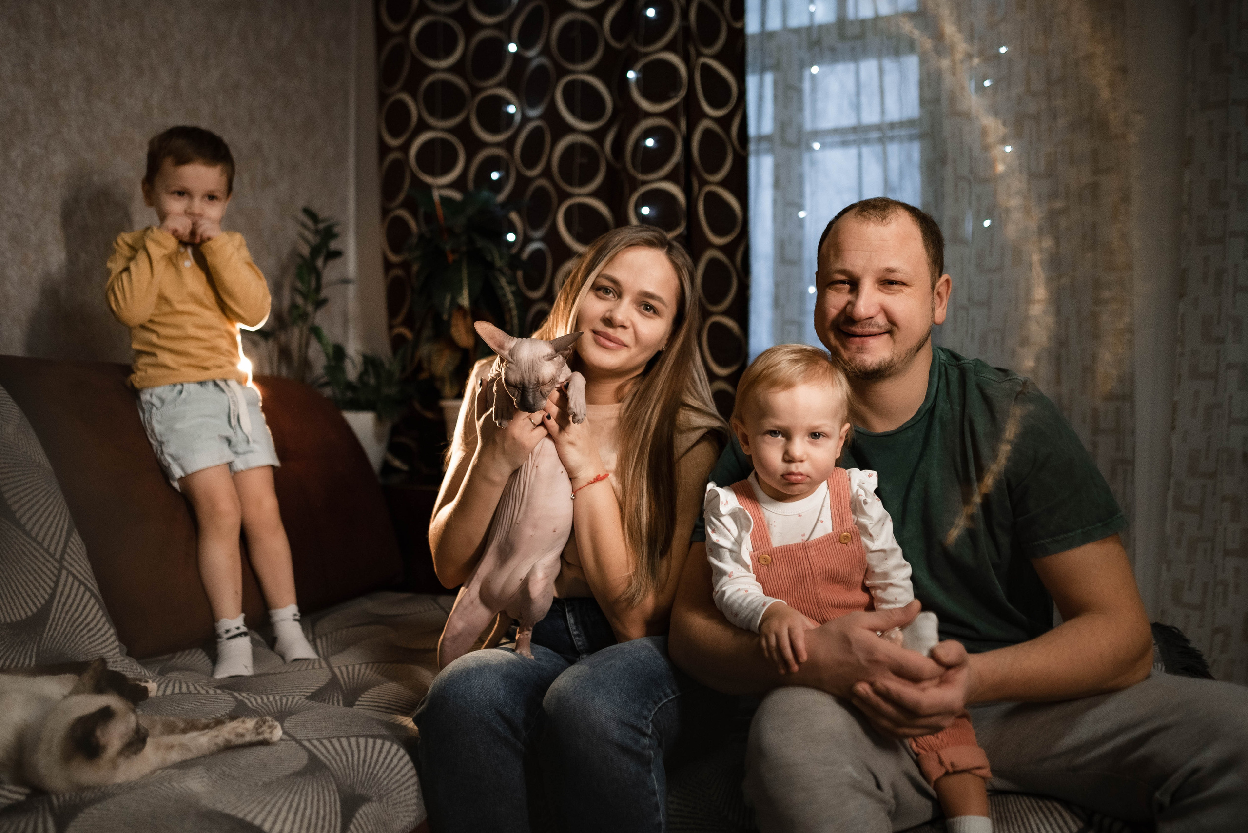 Домашняя для Альбины и её семьи. Семейный и детский фотограф в Санкт-Петербурге Татьяна Дмитренко