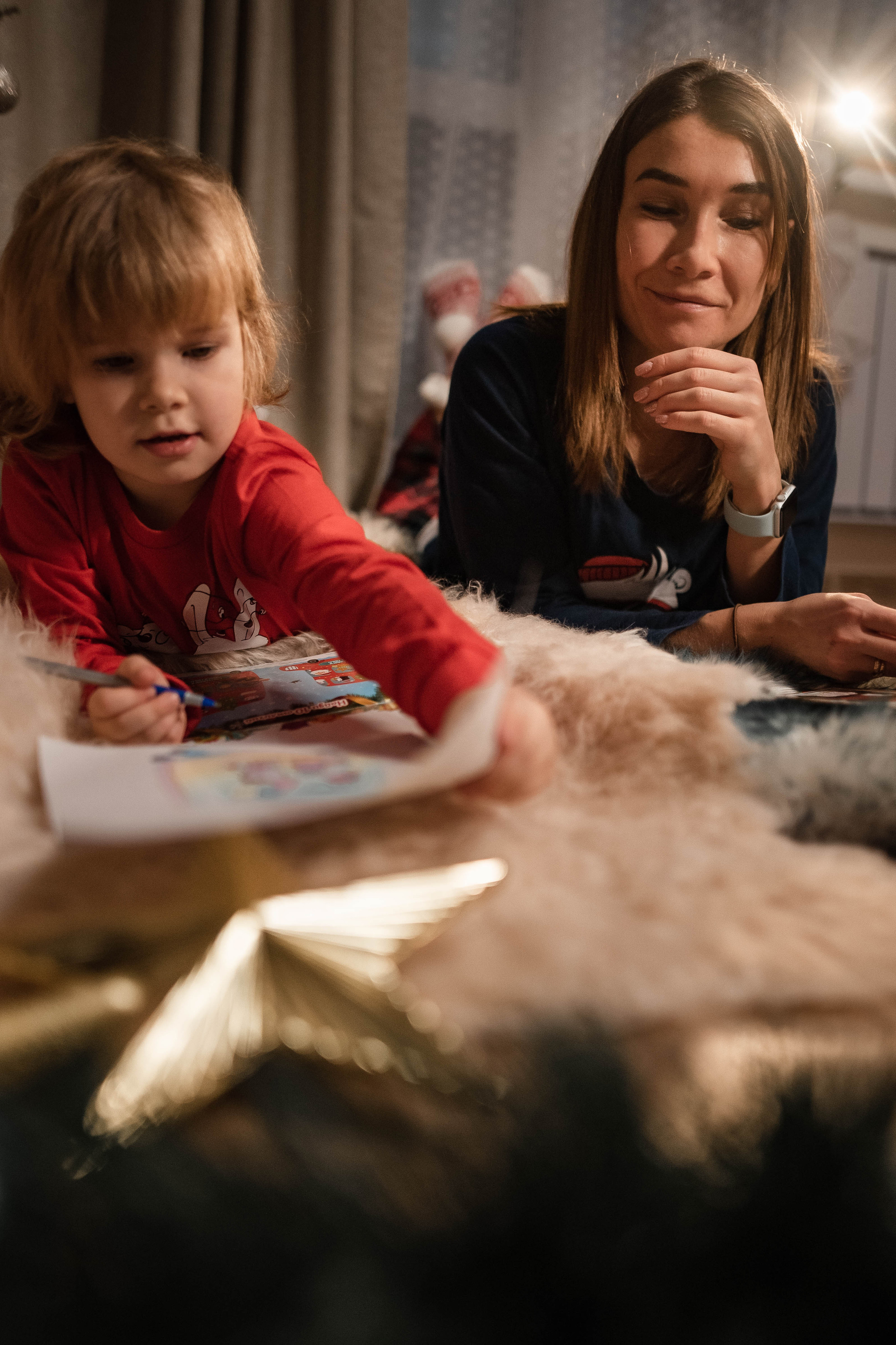 Домашняя новогодняя. Семейный и детский фотограф в Санкт-Петербурге Татьяна Дмитренко