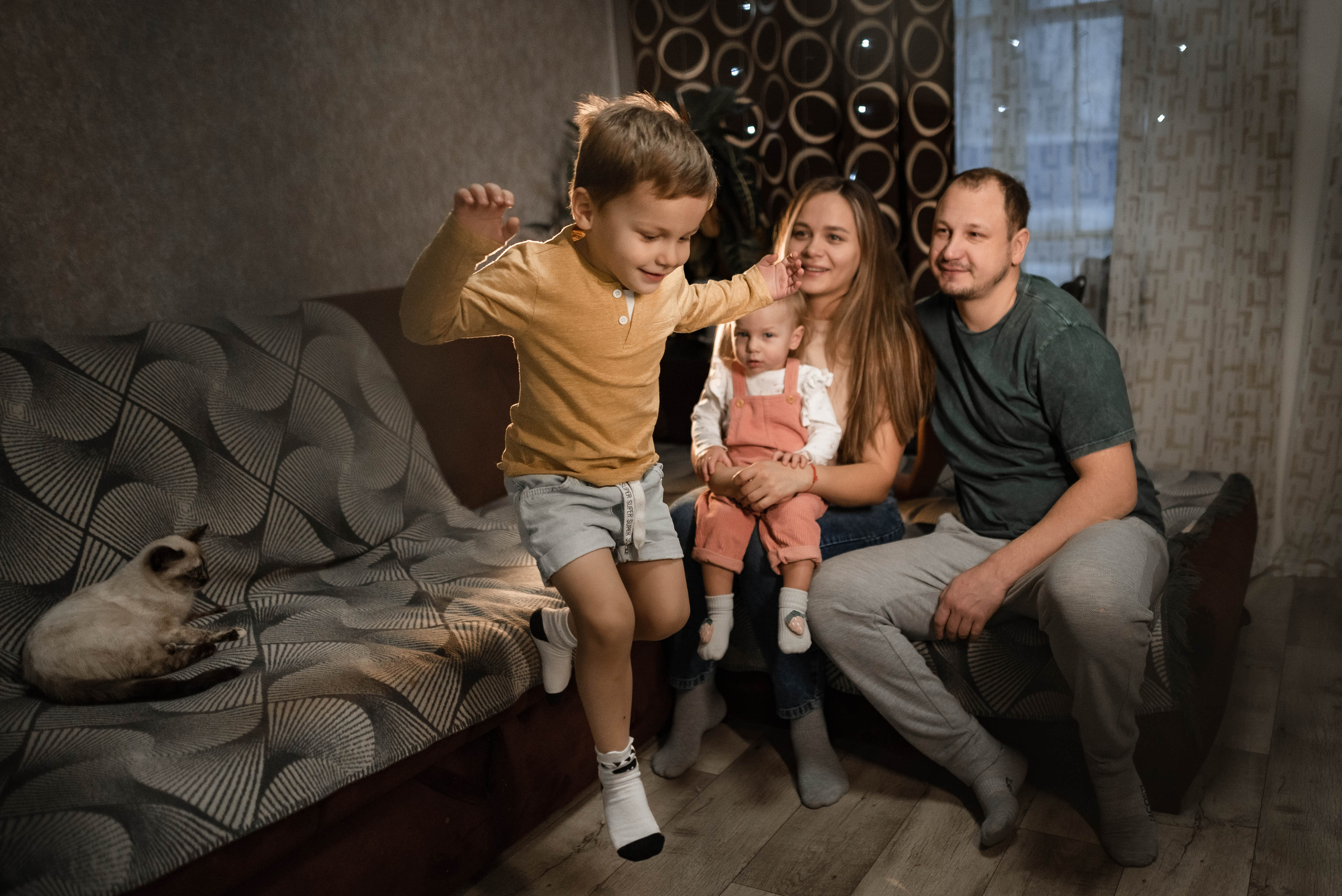 Домашняя для Альбины и её семьи. Семейный и детский фотограф в Санкт-Петербурге Татьяна Дмитренко