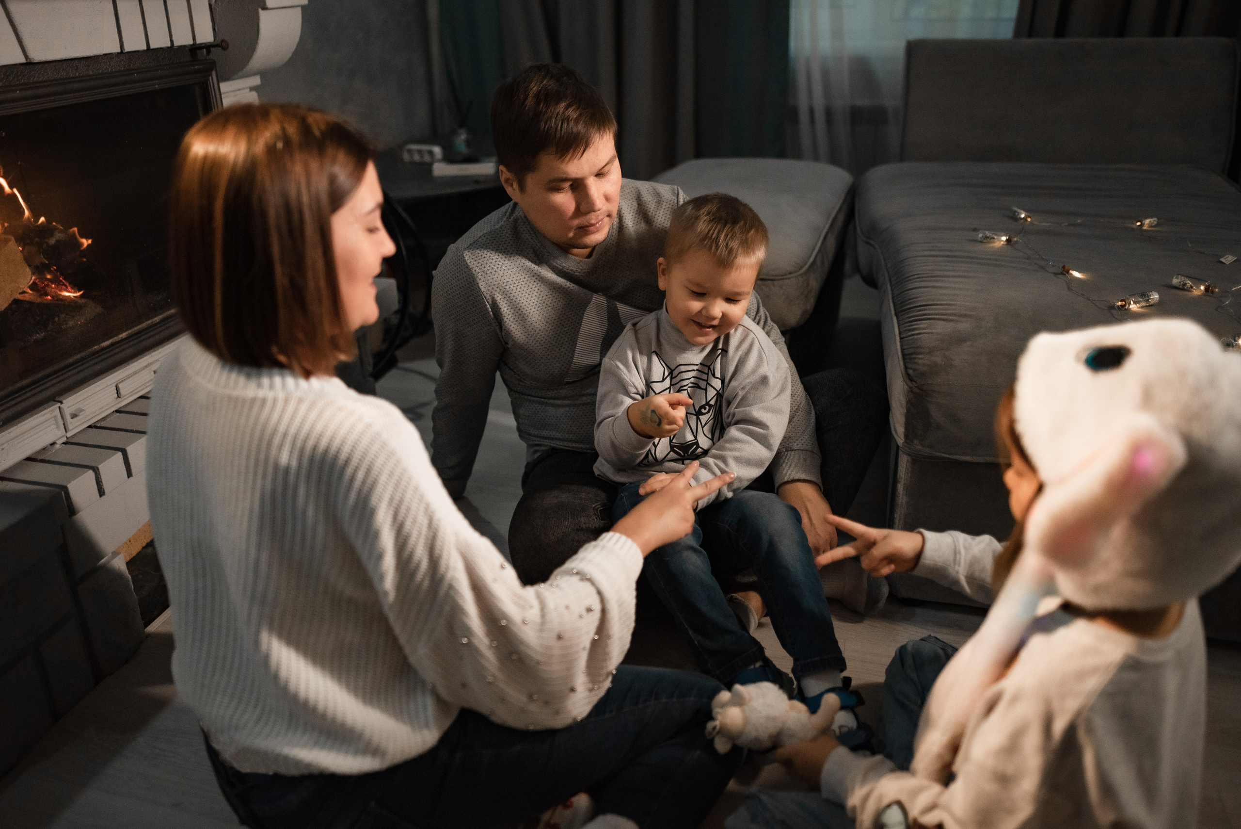 Новогодняя фотосессия для Елены и её семьи. Семейный и детский фотограф в Санкт-Петербурге Татьяна Дмитренко