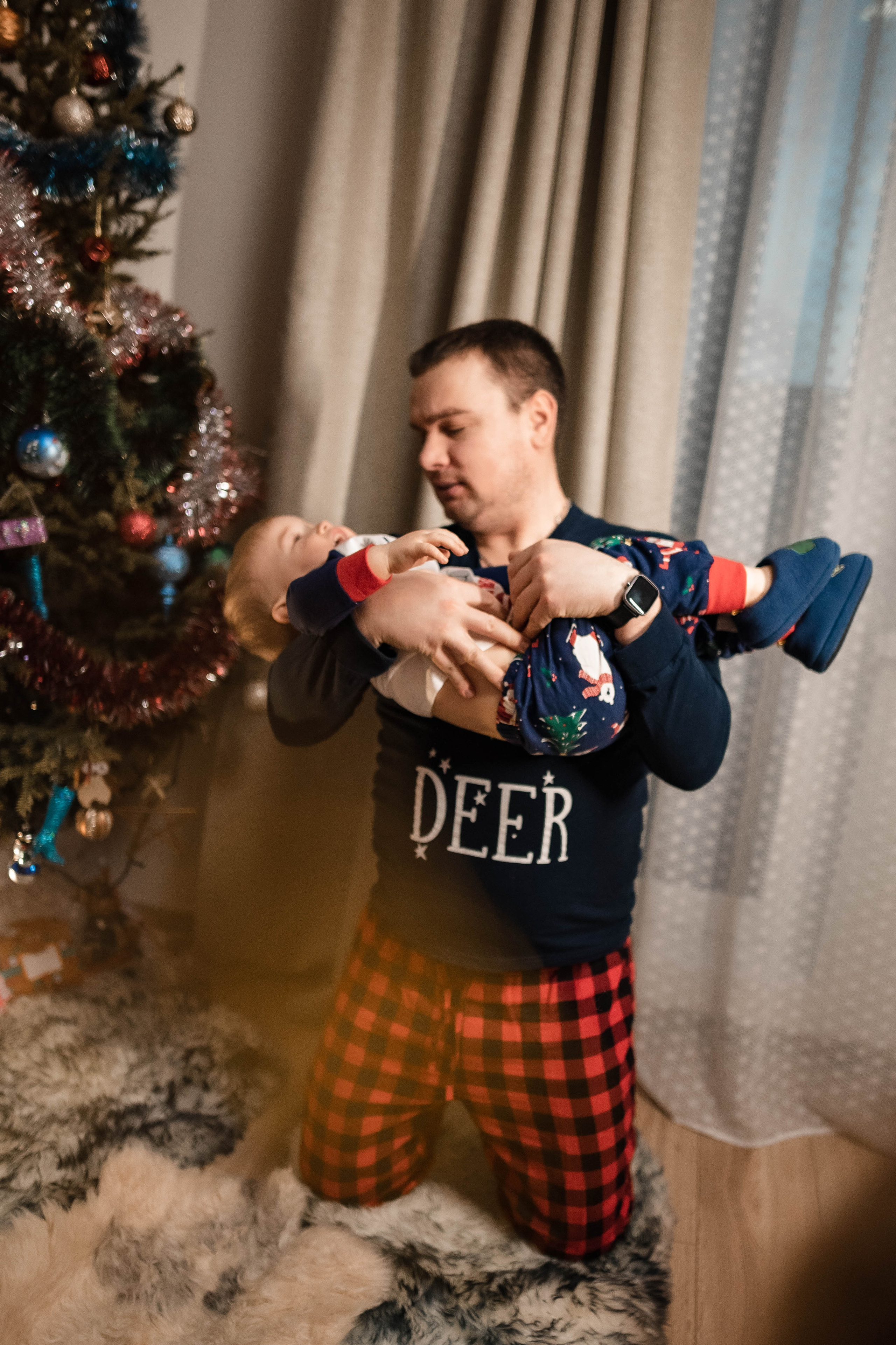 Домашняя новогодняя. Семейный и детский фотограф в Санкт-Петербурге Татьяна Дмитренко