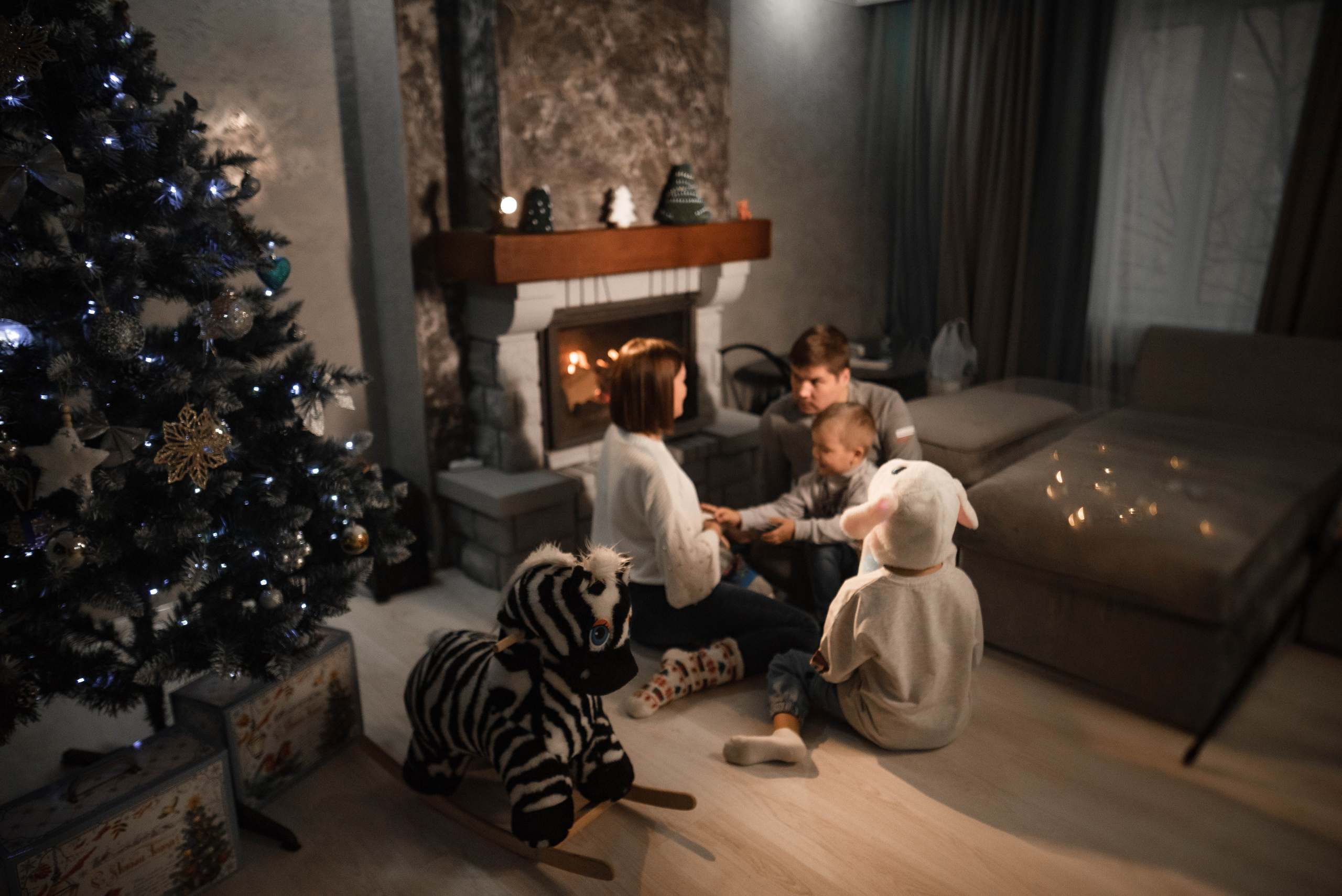 Новогодняя фотосессия для Елены и её семьи. Семейный и детский фотограф в Санкт-Петербурге Татьяна Дмитренко