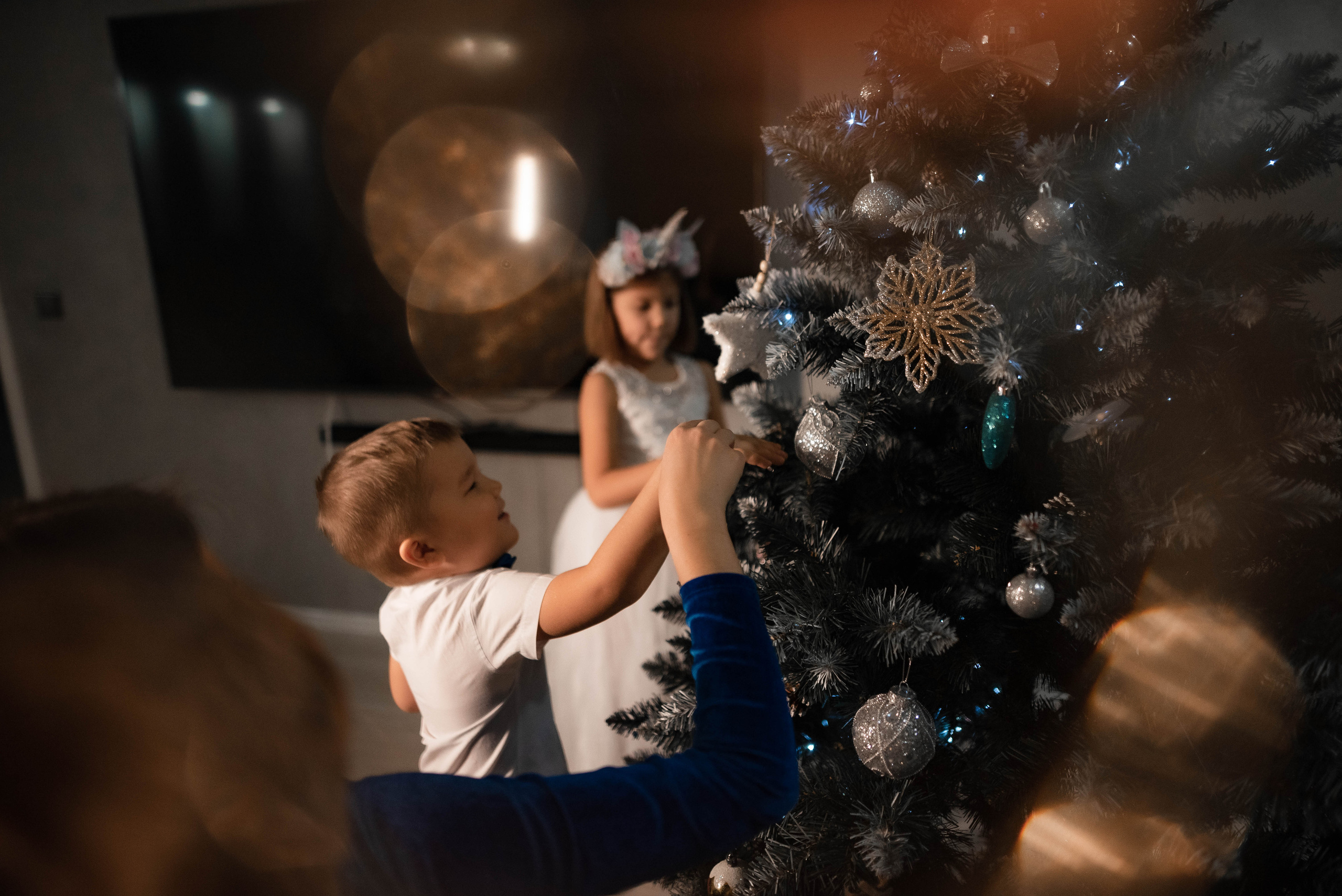 Новогодняя фотосессия для Елены и её семьи. Семейный и детский фотограф в Санкт-Петербурге Татьяна Дмитренко