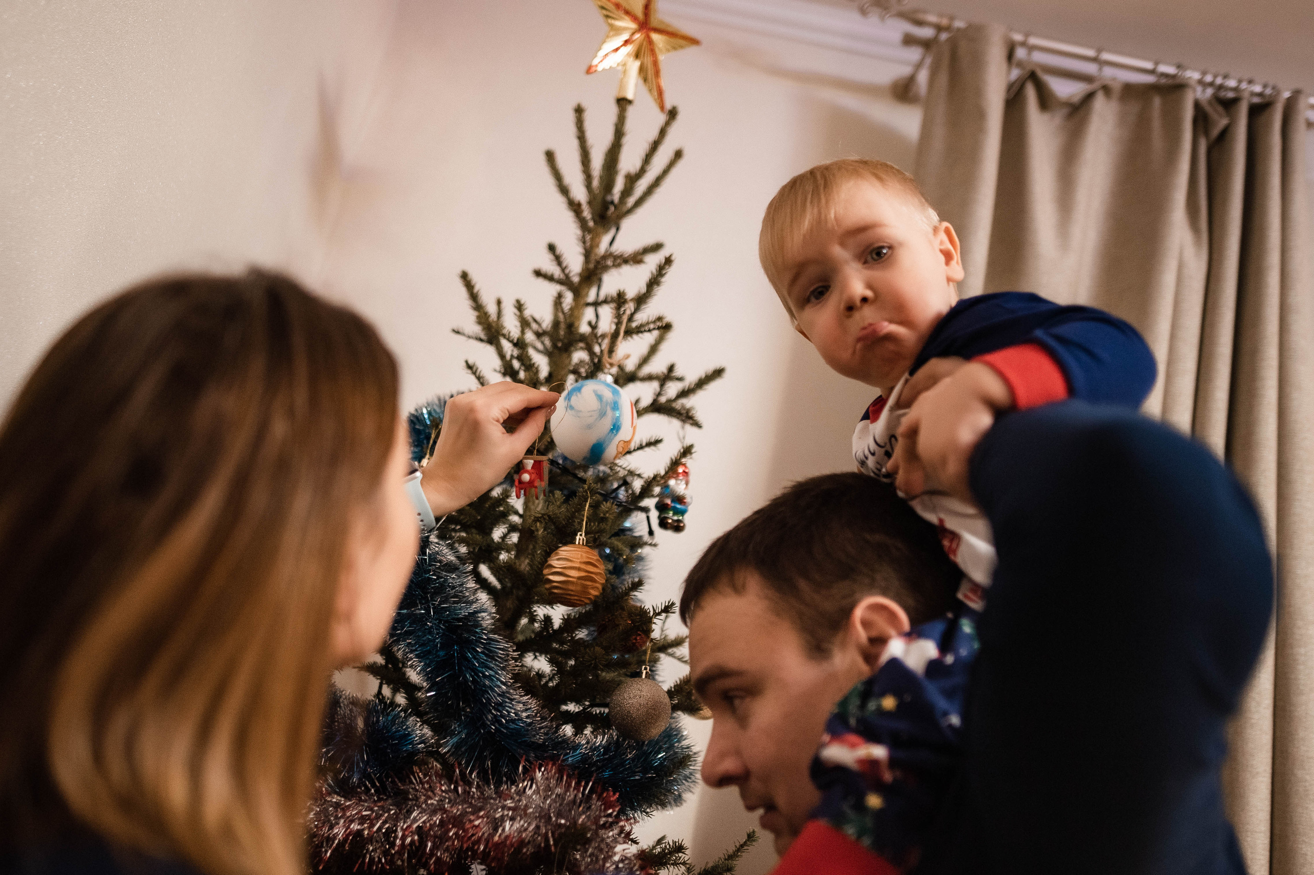 Домашняя новогодняя. Семейный и детский фотограф в Санкт-Петербурге Татьяна Дмитренко