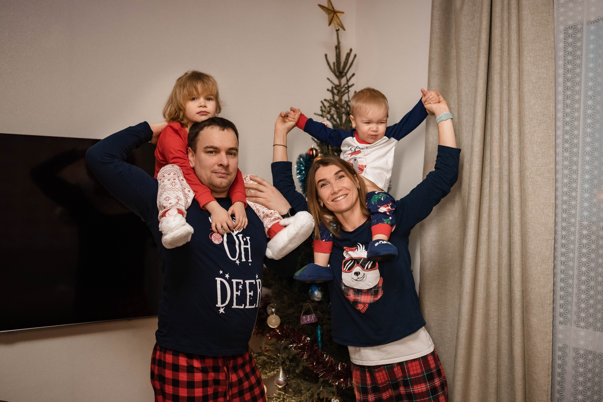 Домашняя новогодняя. Семейный и детский фотограф в Санкт-Петербурге Татьяна Дмитренко