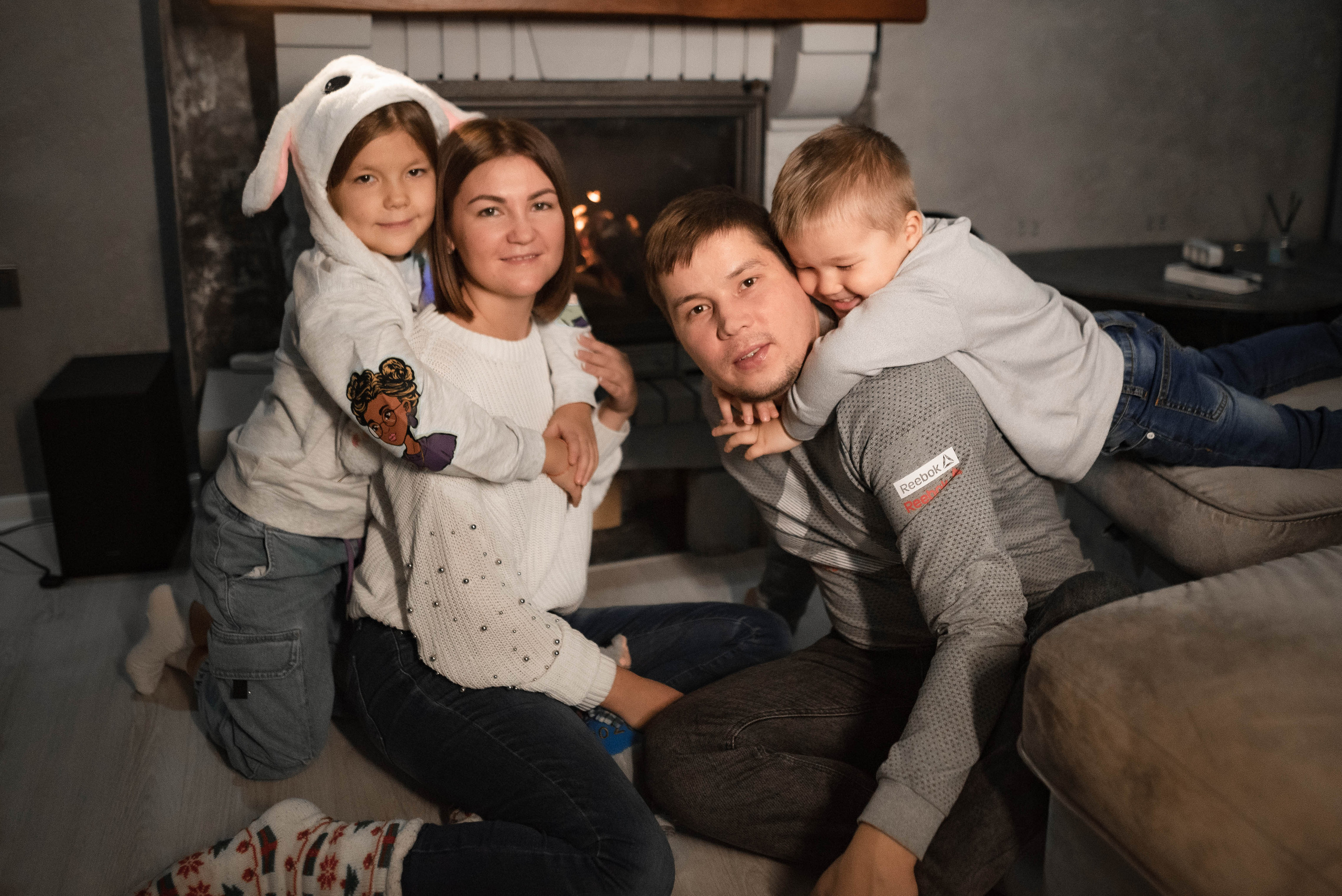 Новогодняя фотосессия для Елены и её семьи. Семейный и детский фотограф в Санкт-Петербурге Татьяна Дмитренко