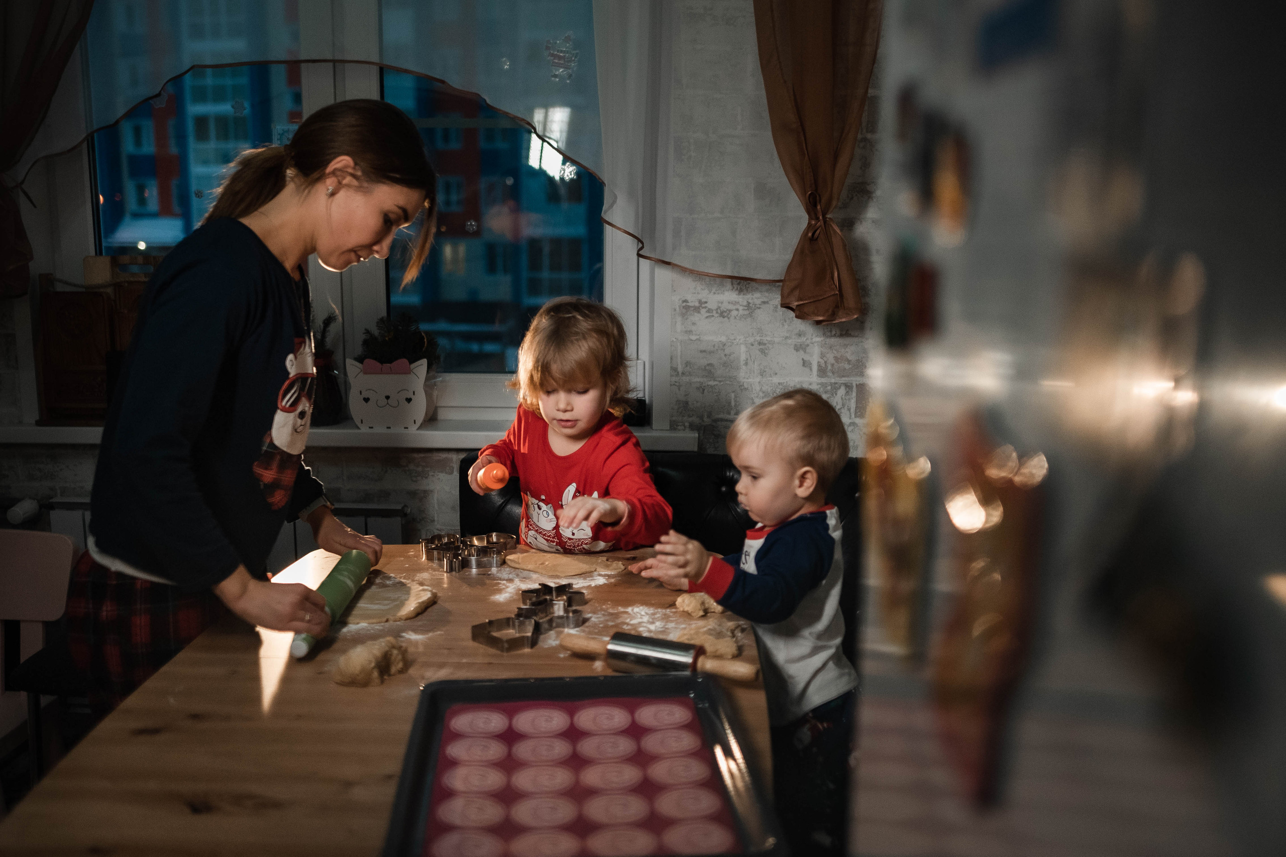 Домашняя новогодняя. Семейный и детский фотограф в Санкт-Петербурге Татьяна Дмитренко