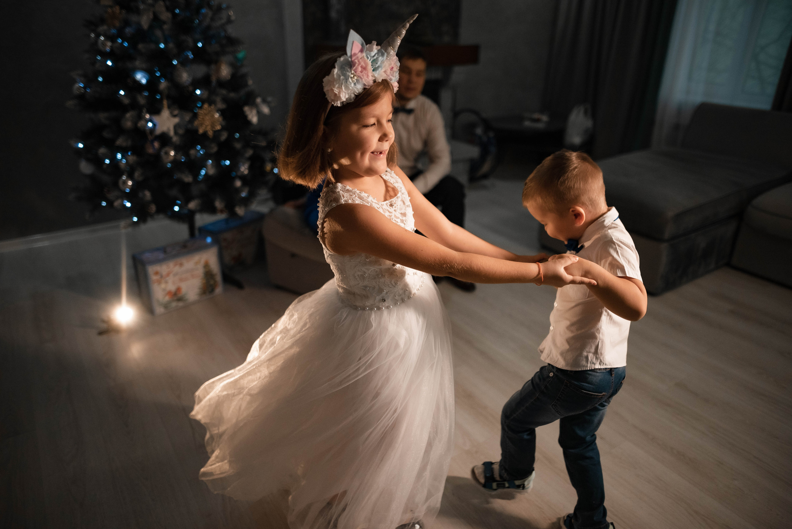 Новогодняя фотосессия для Елены и её семьи. Семейный и детский фотограф в Санкт-Петербурге Татьяна Дмитренко