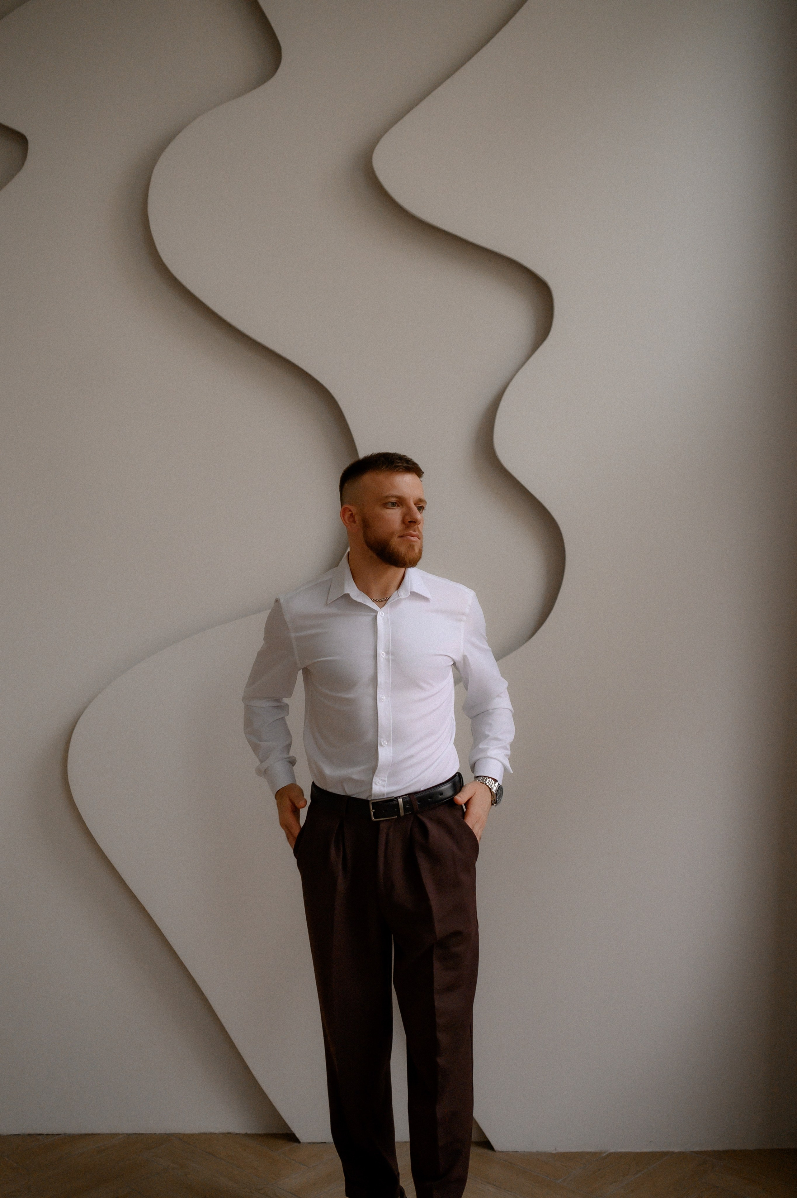 Коля и Алёна в студии. Семейный и свадебный lifestyle-фотограф в Москве Мария Петрова