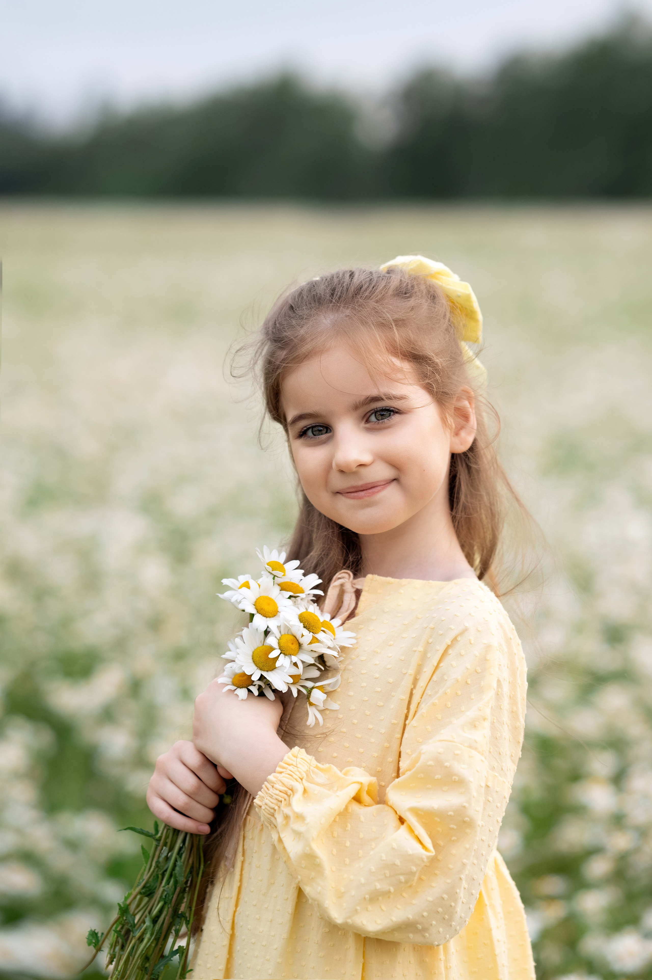 Ромашковое поле. Детский и семейный фотограф г. Москва Оксана Катаджи