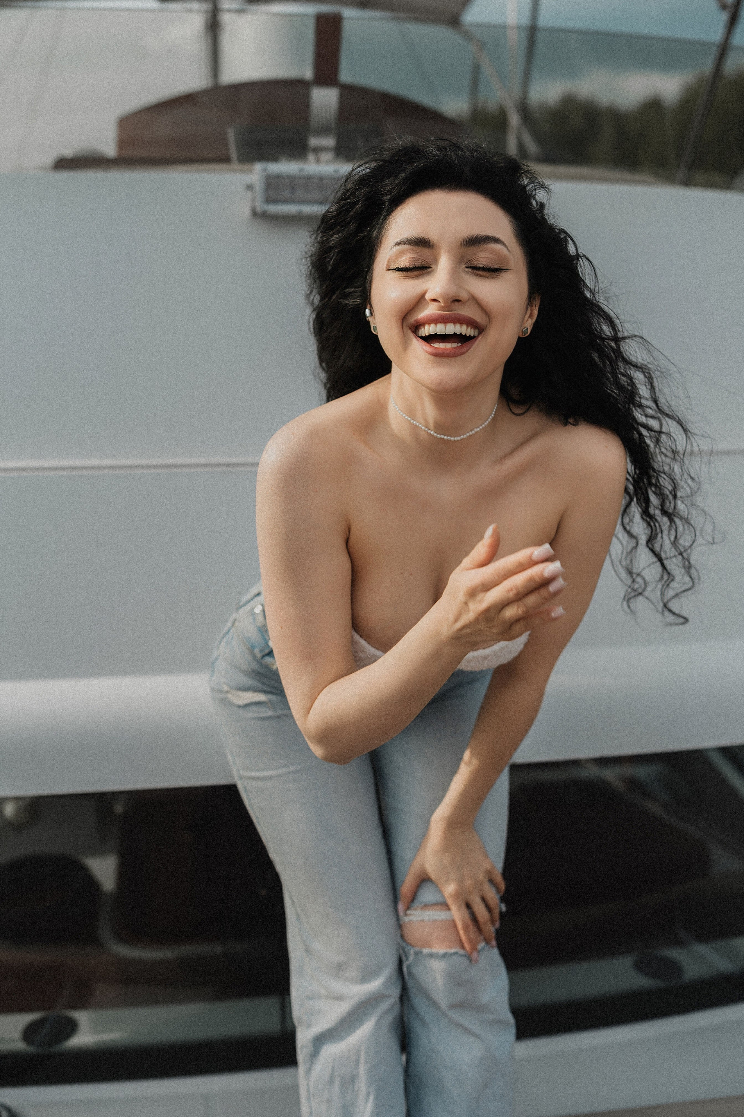 Девичник на яхте. Фотограф в Москве Ангелина Ким