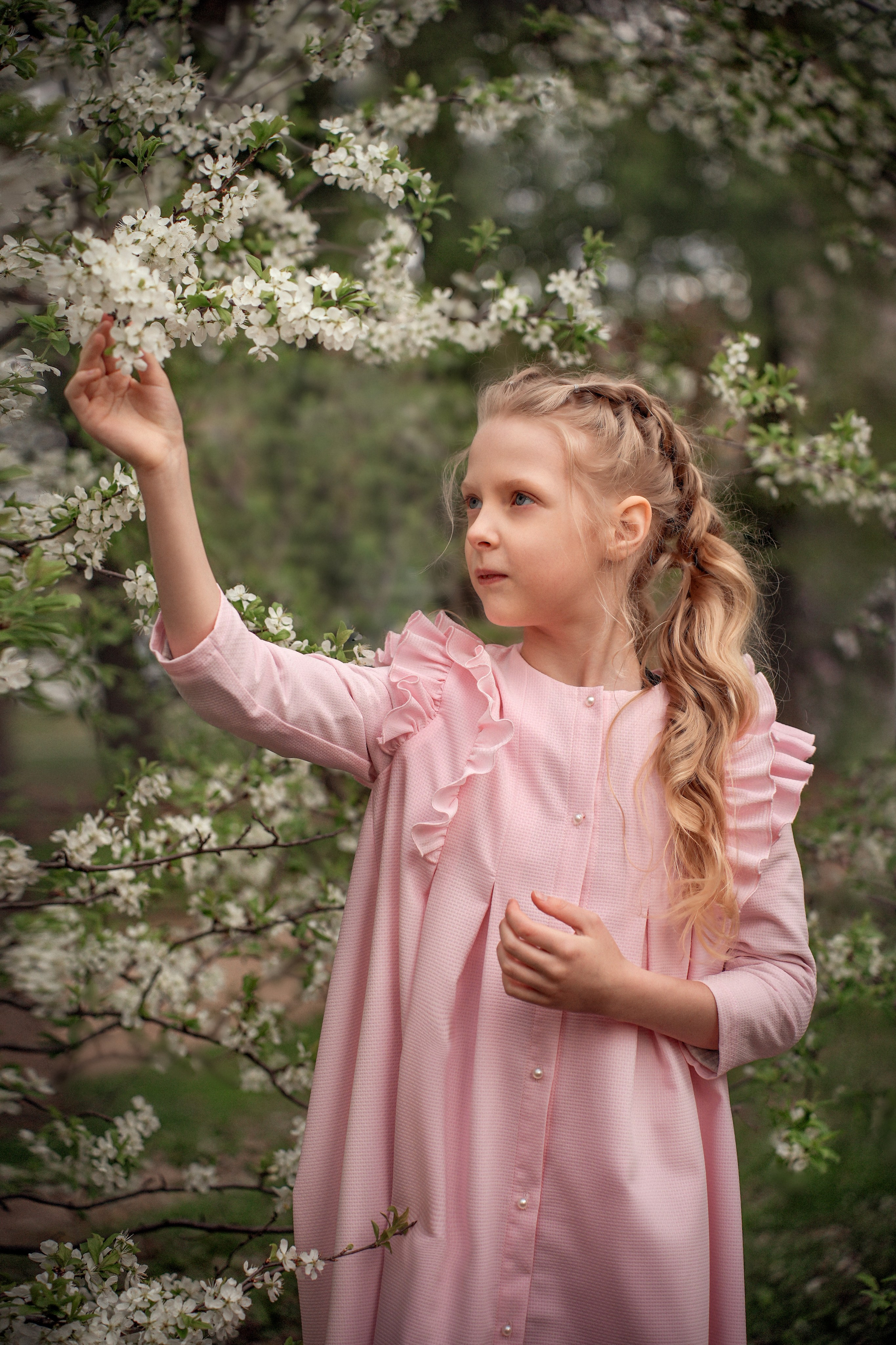 Детский весенний портрет в Красногорске. Фотограф Ольга Чувалдина Москва