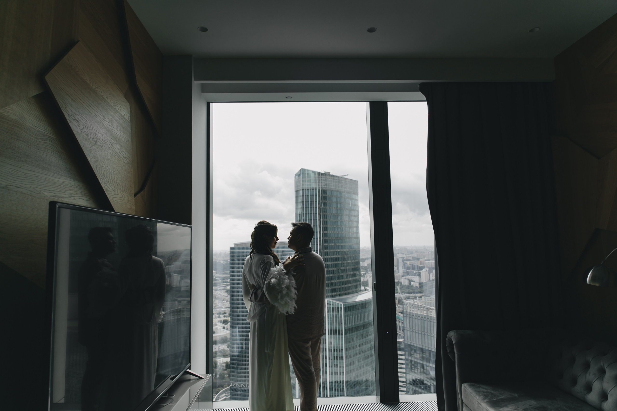 Анонс, свадебная съёмка Иван и Мария, москва-сити, башня newa towers. Фотограф и свадебный фотограф в Москве