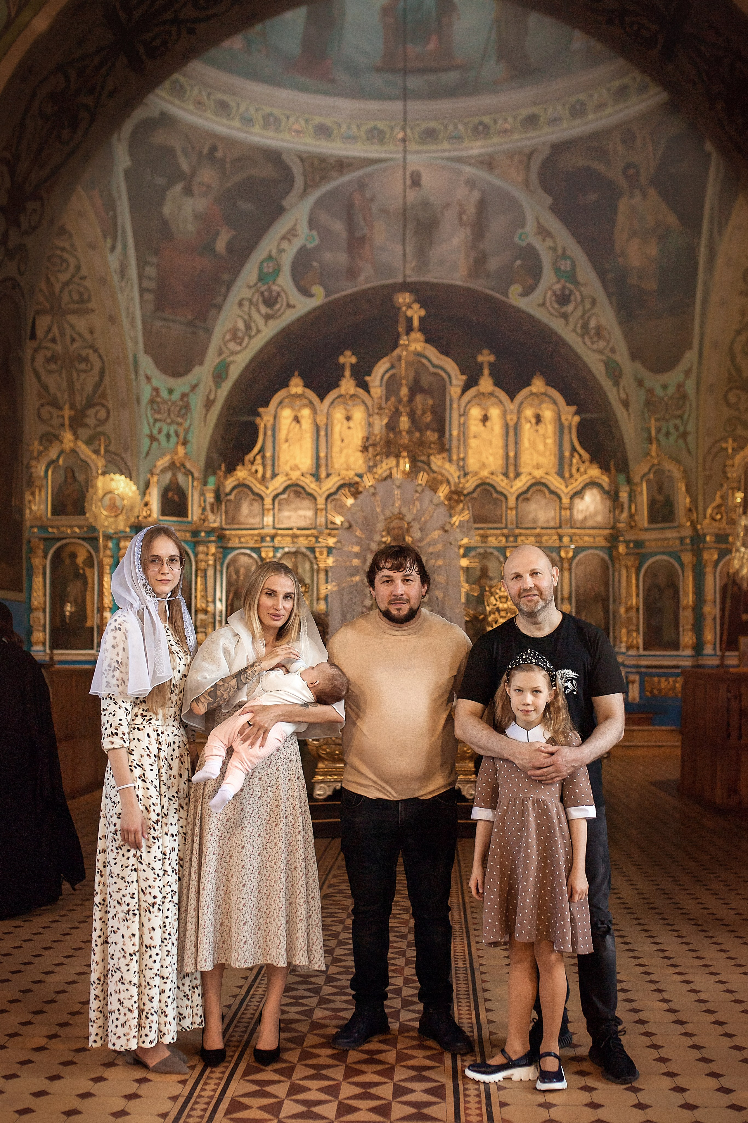 Крещение в Храме Преображения Господня в хуторе Обуховка. Олеся Семейская свадебный и семейный фотограф в Ростове-на-Дону