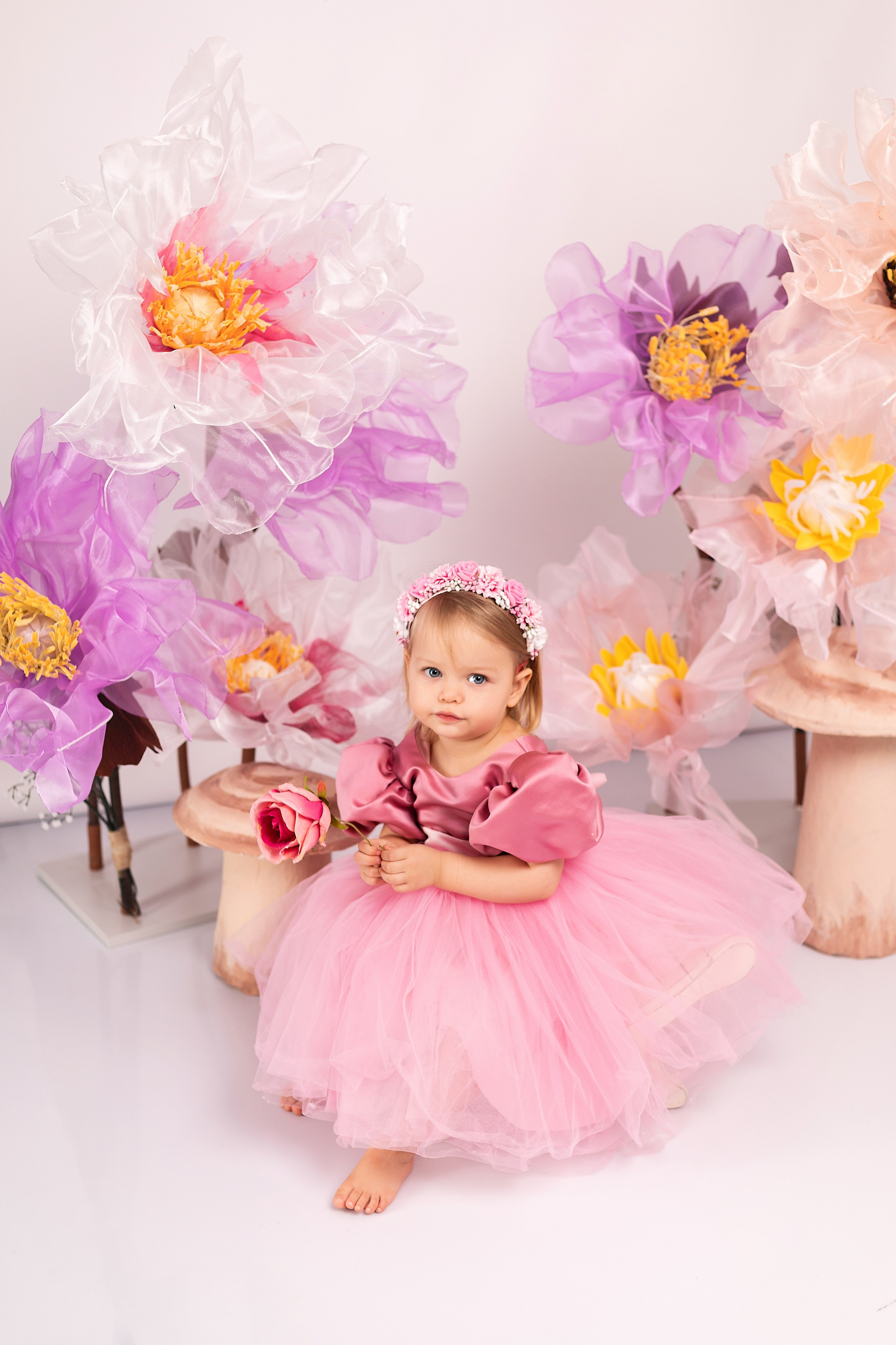 Воздушные цветы. ФОТОГРАФ НА ГОДИК, БЕРЕМЕННОСТИ, НОВОРОЖДЕННЫХ, КРЕЩЕНИЯ МОСКВА