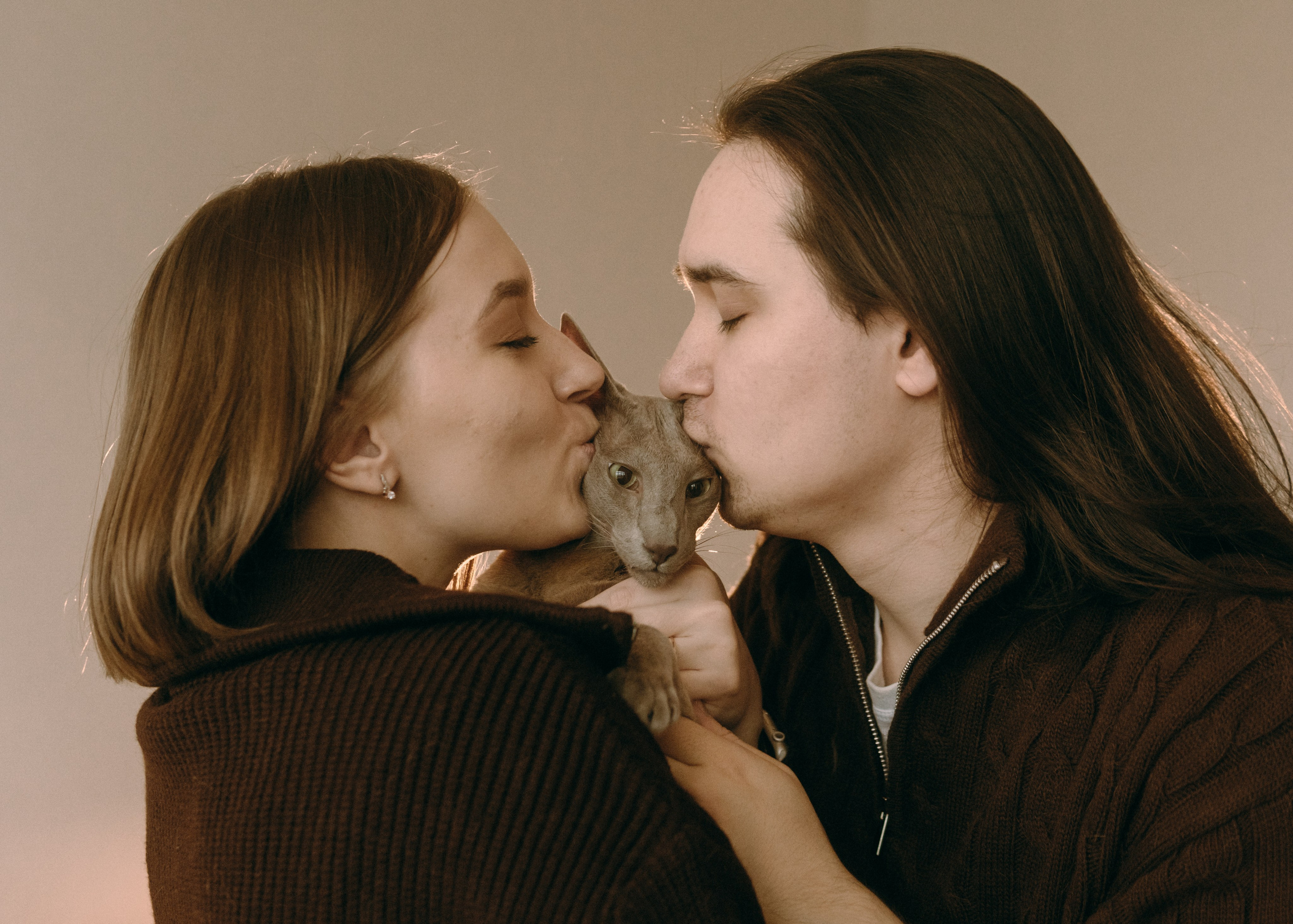 Амина, Булат и Орион. Фотограф-анималист Ксения Воробьева, Москва