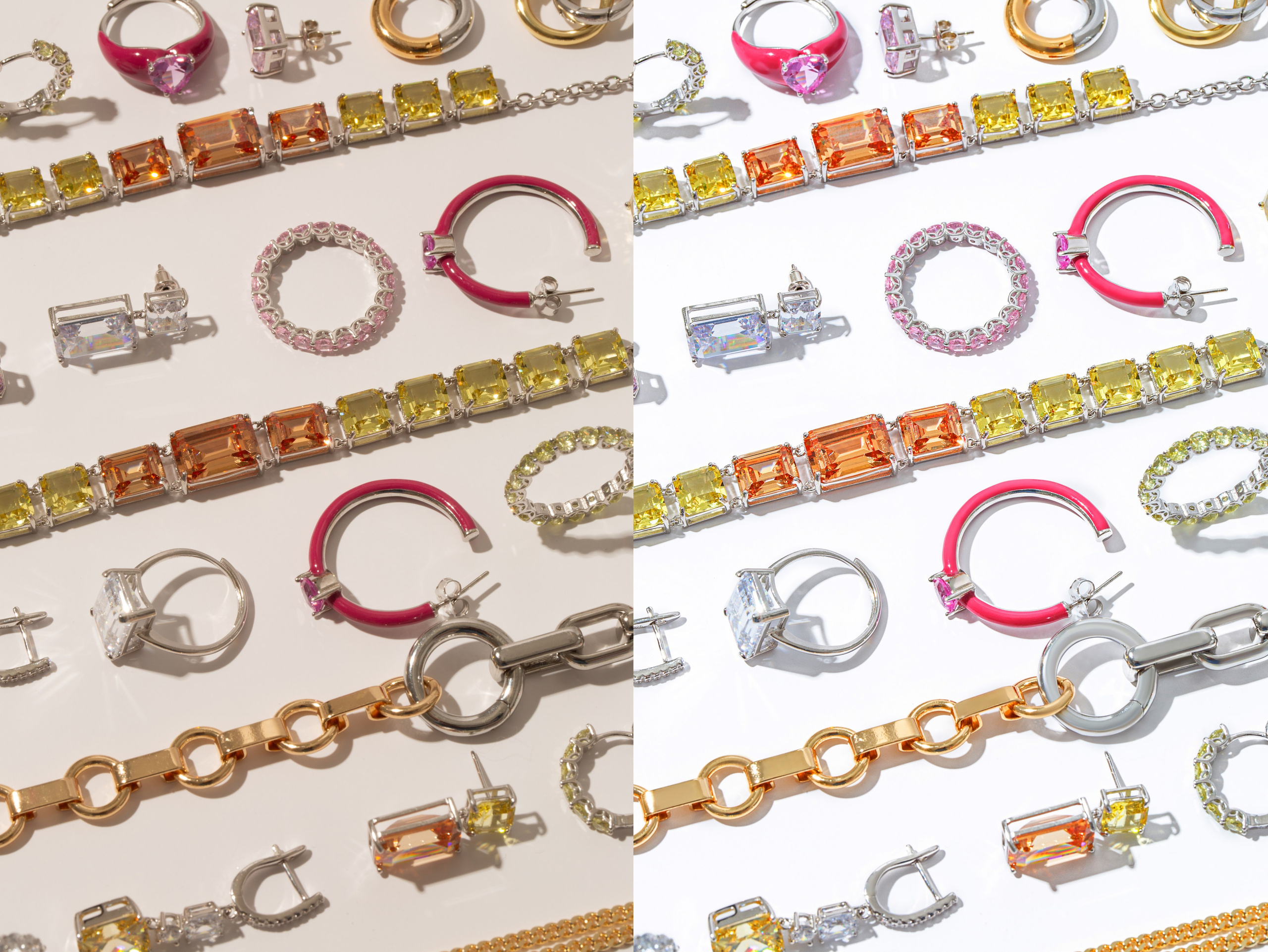 Ювелирная ретушь колец из натуральных камней и бижутерии | Студия SVITHART