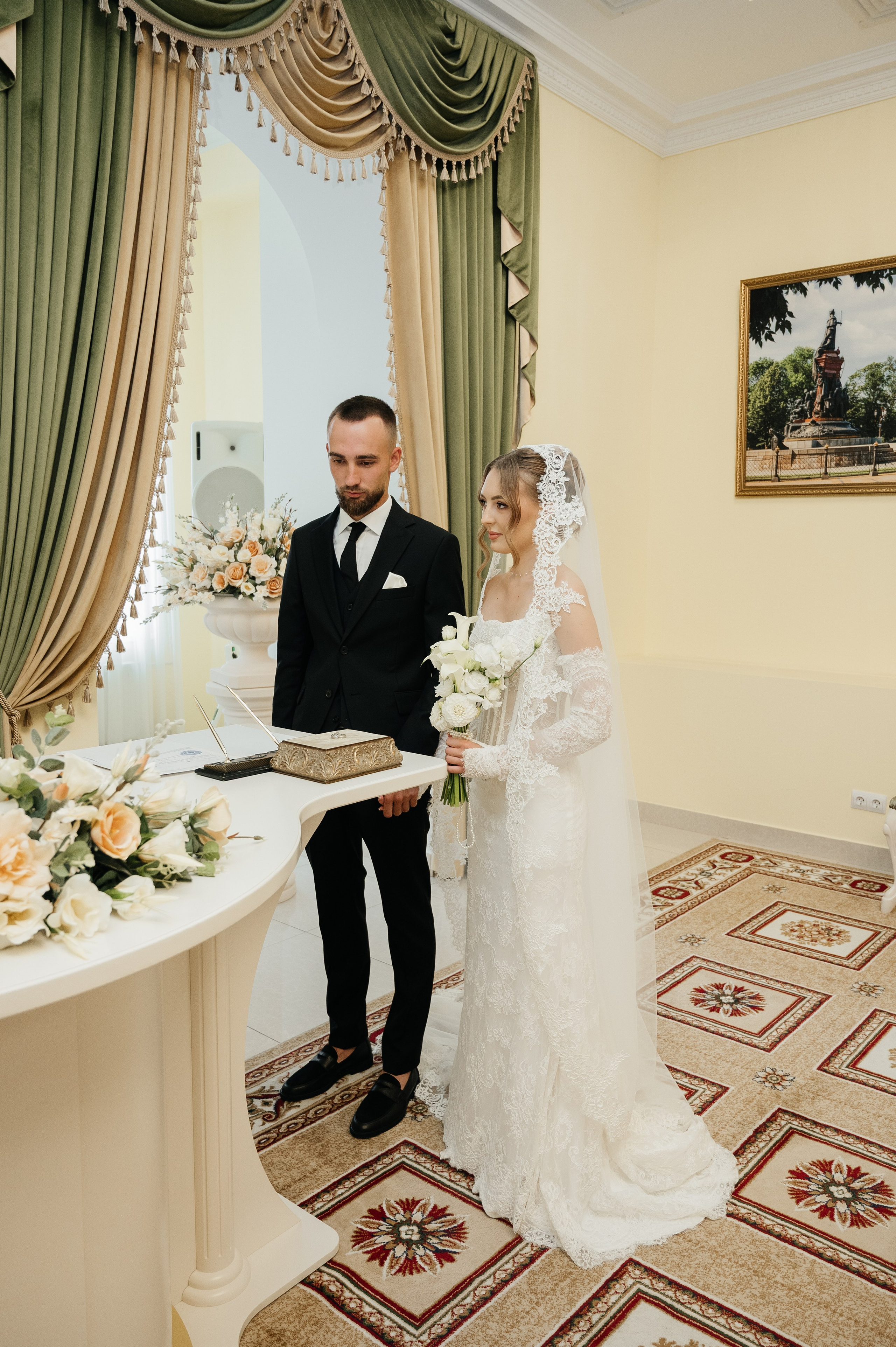 Виктор и Валерия (загс). Свадебный и семейный фотограф в Краснодаре Алина Мельник