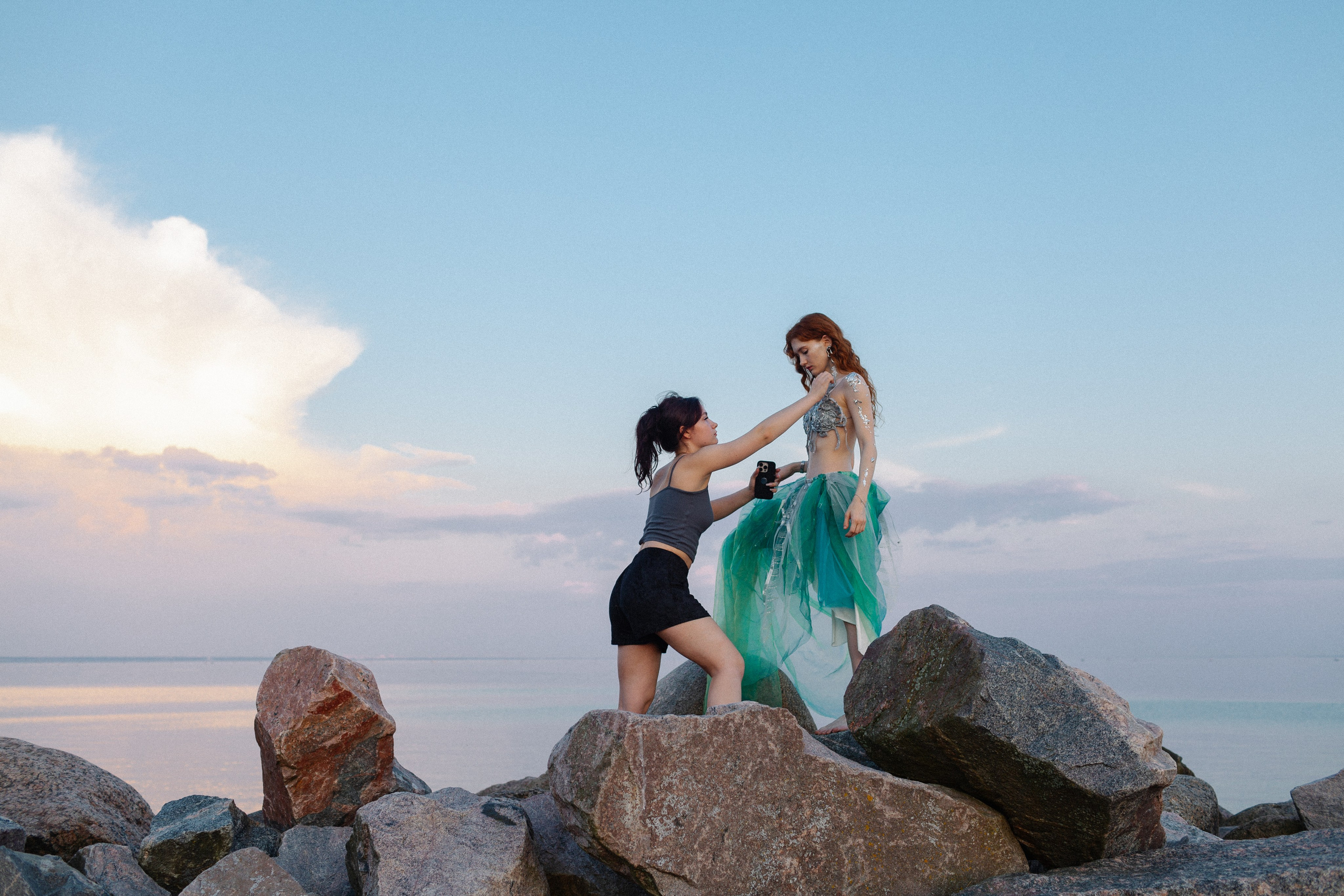 Backstage Mermaid. Фотограф Вика Йодль