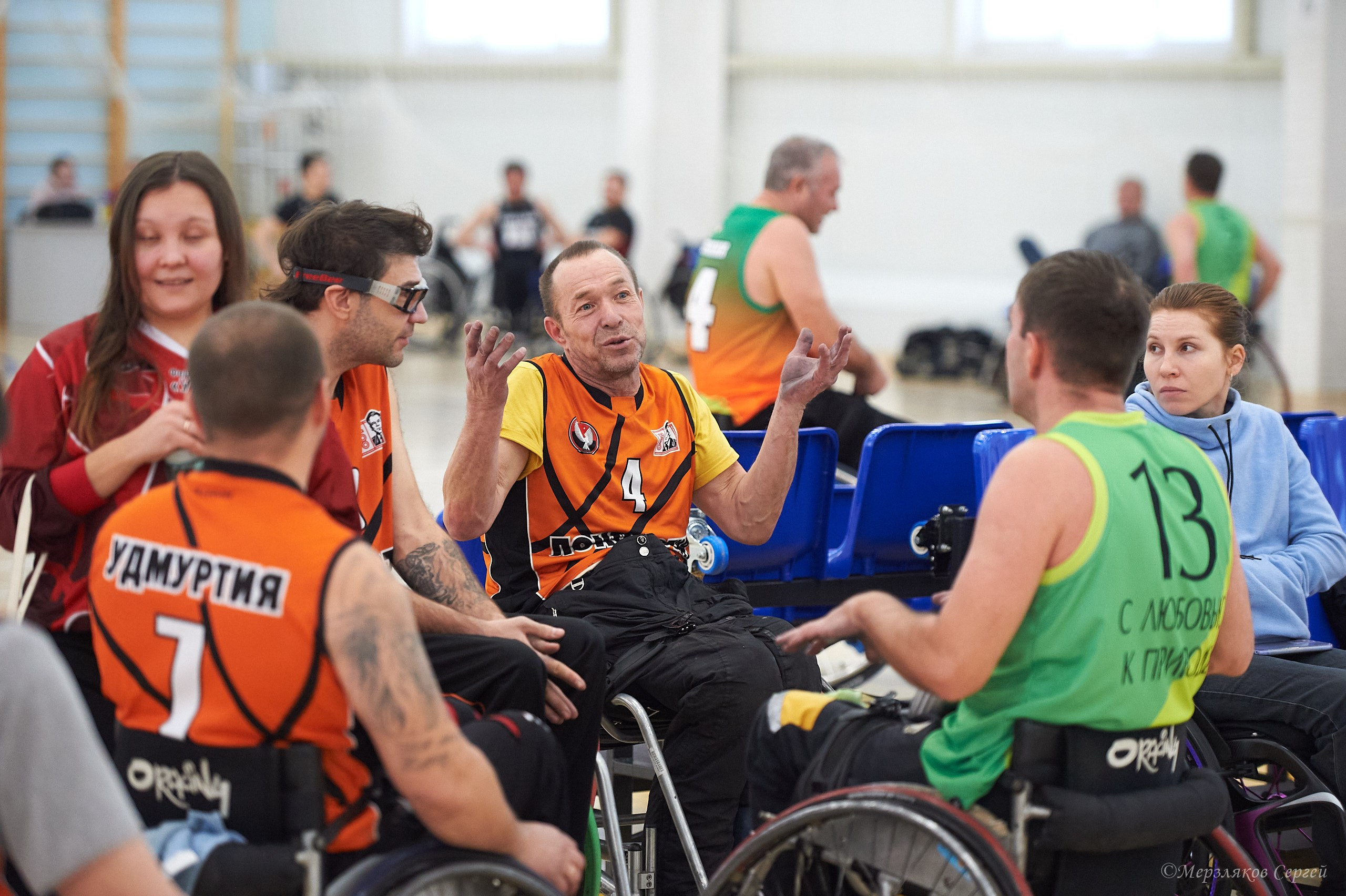 X традиционный Рождественский турнир по баскетболу на колясках. Ижевск. Спортивный репортажный фотограф в Ижевске Сергей Мерзляков