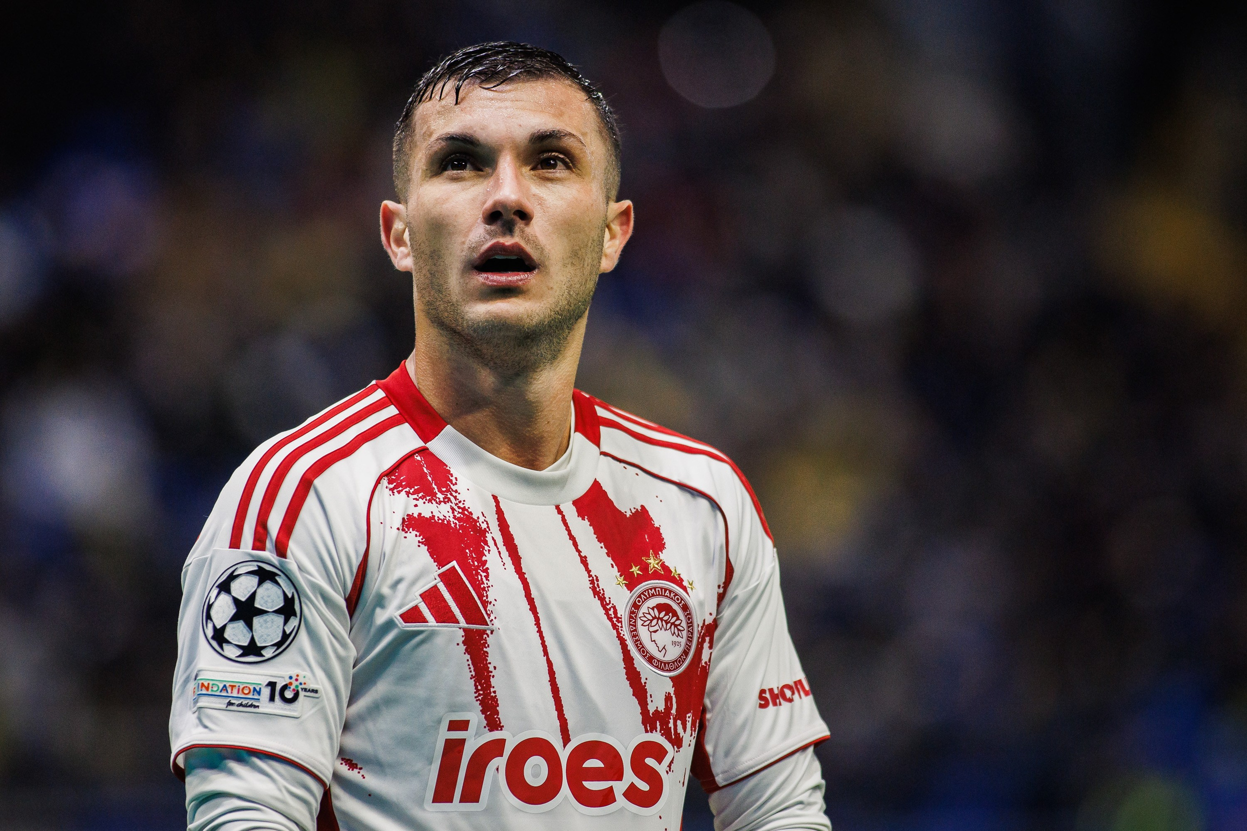 UEFA Champions League 25/26 Kairat — Olympiacos. Photographer Danil Aykin