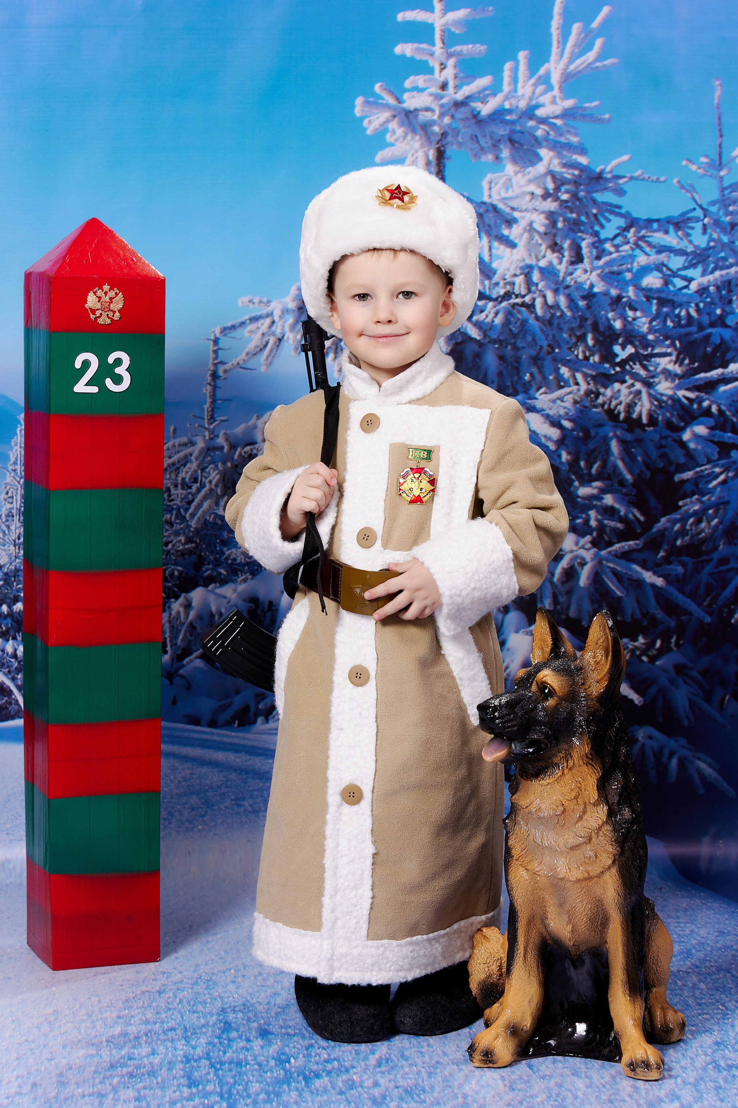 Пограничник. Детская выездная фотостудия