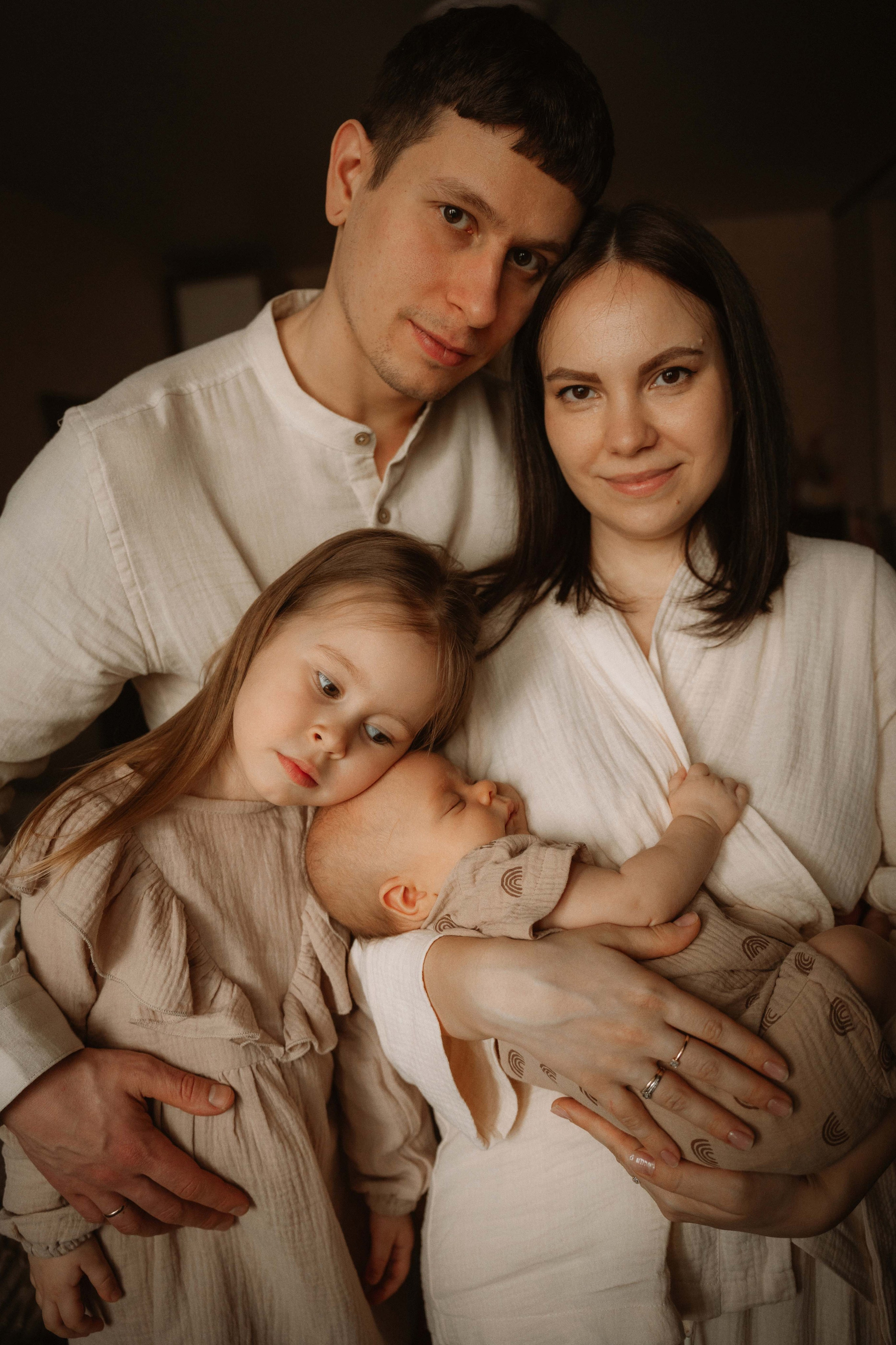 Ваня, Лера, Алиса и Кирюша. Семейный фотограф • Домашние съемки в Нижнем Новгороде