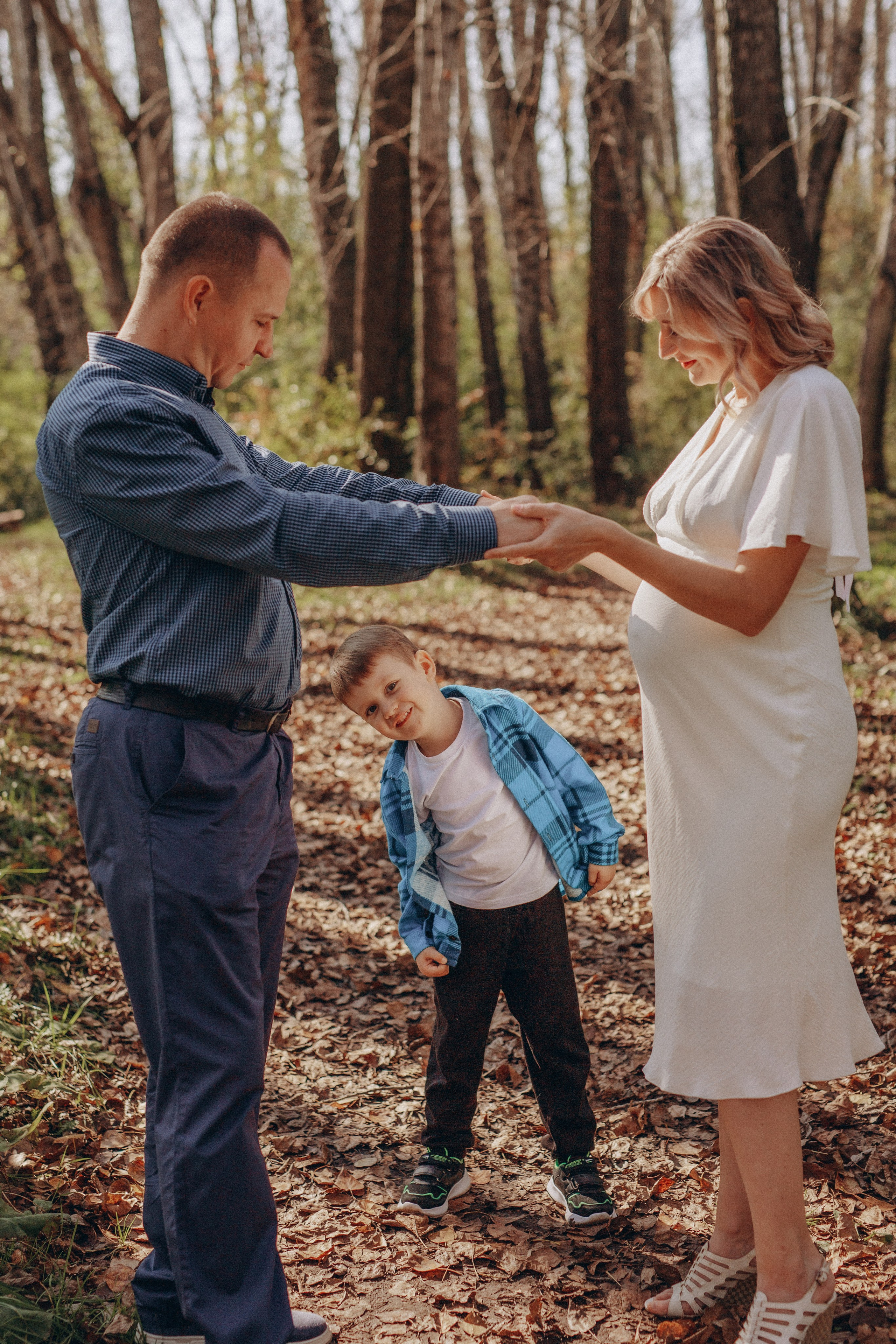 Елена и семья. Фотограф Анастасия Петрова