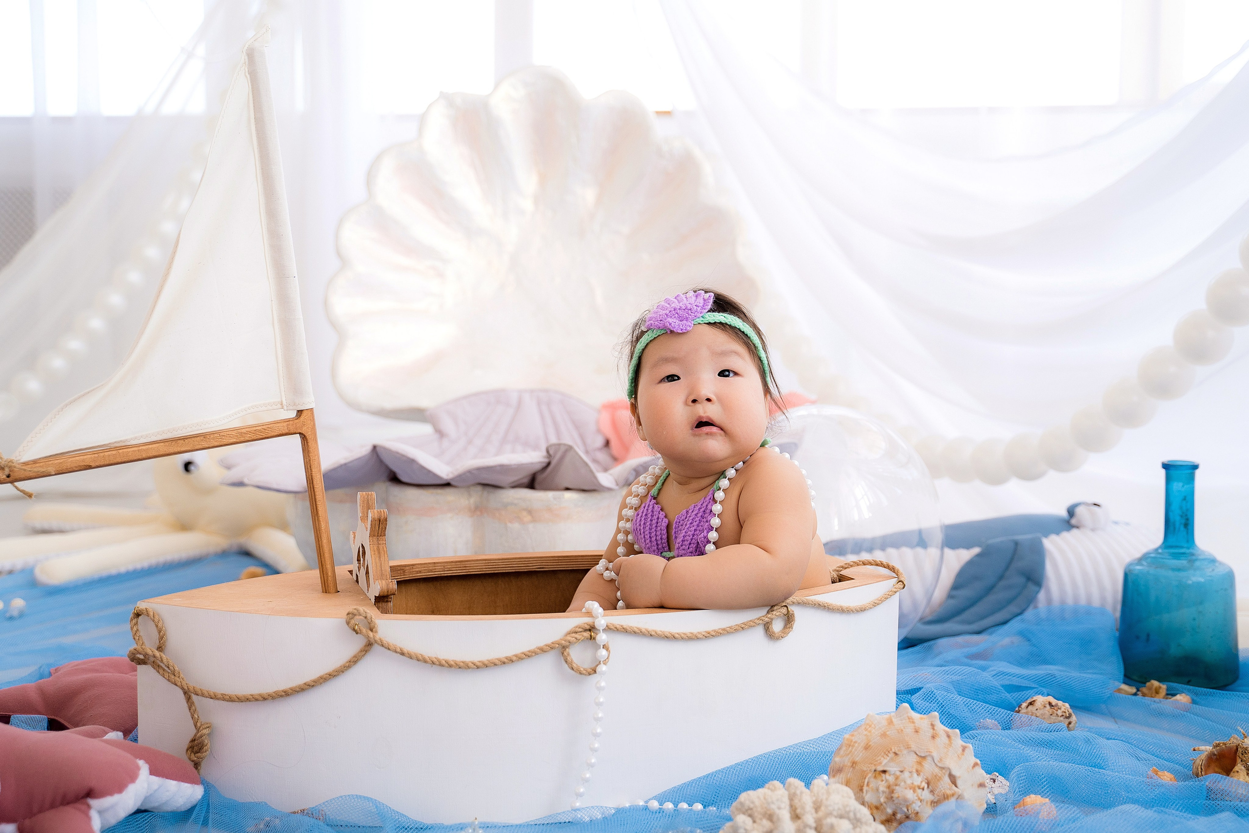 Русалочка. Фотостудия Малина в городе Улан-Удэ. Фотограф Ирина Жарникова