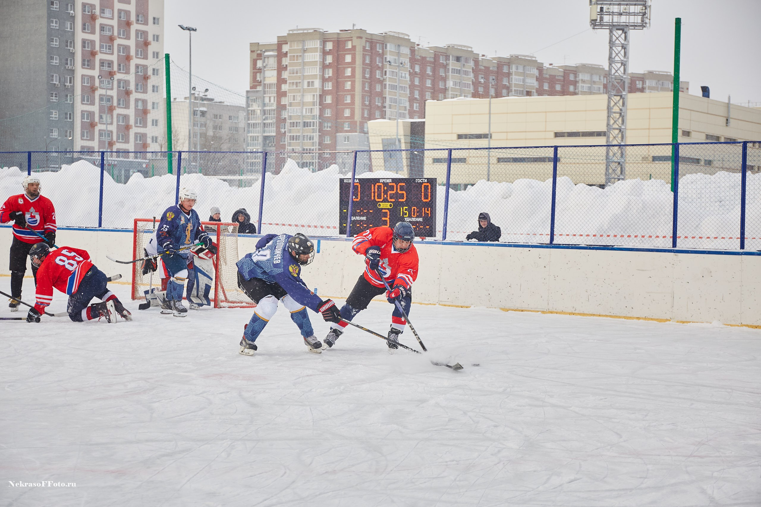 Турнир по хоккею «Русская классика» в рамках Офицерской хоккейной лиги. Спортивный фотограф Некрасов Денис