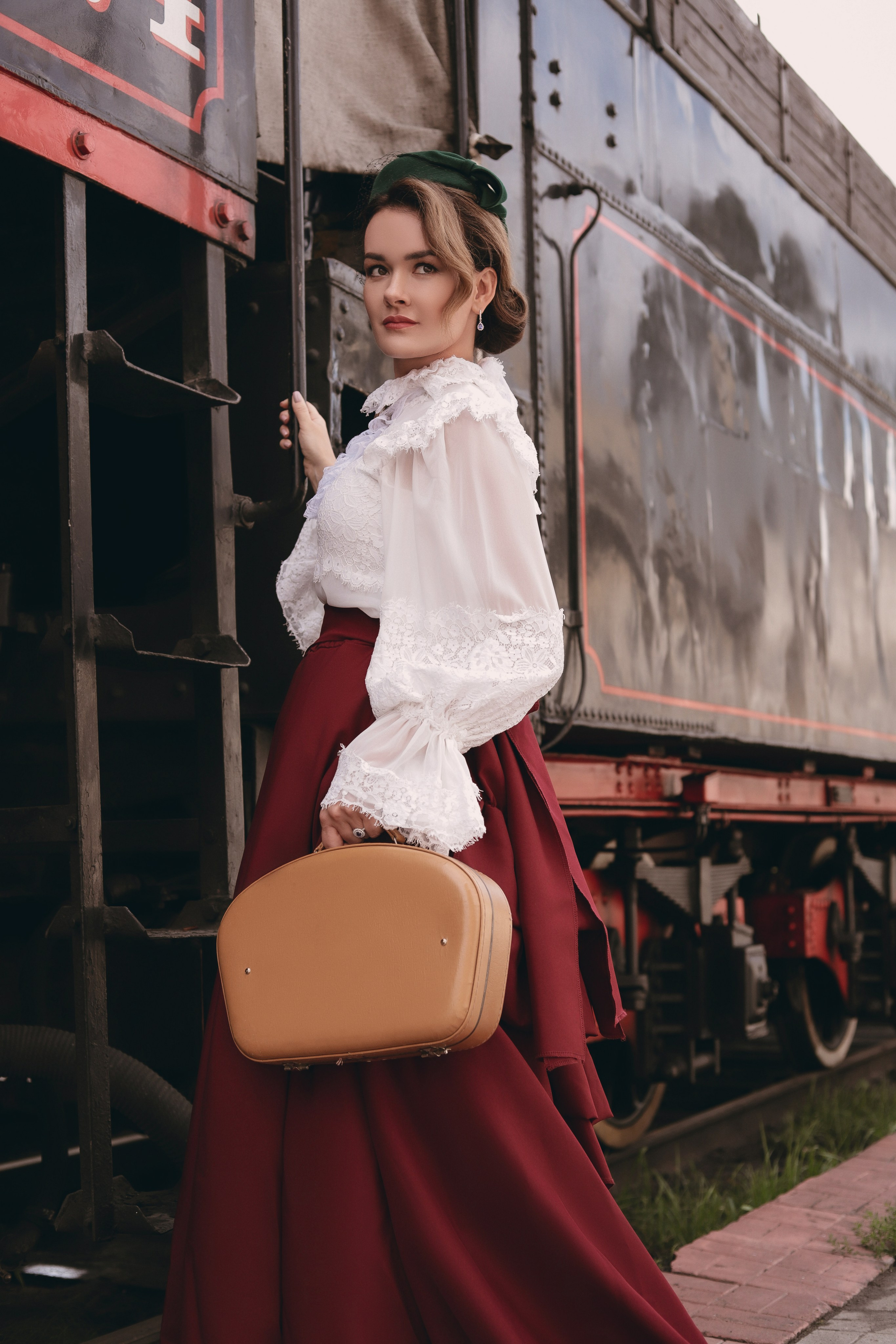 Ретро поезд. Детский и семейный фотограф в Москве