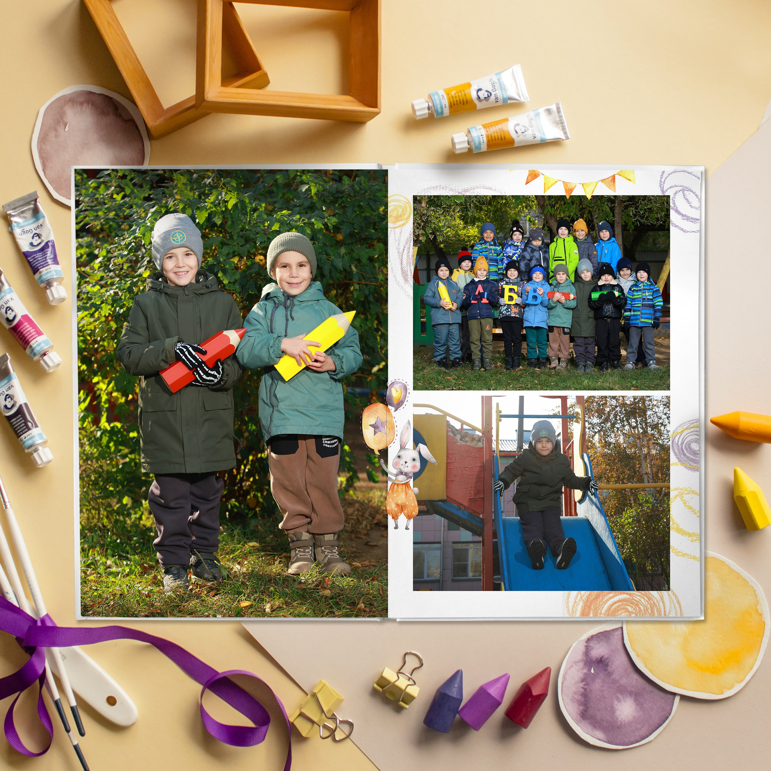 Дизайн альбома для детского сада