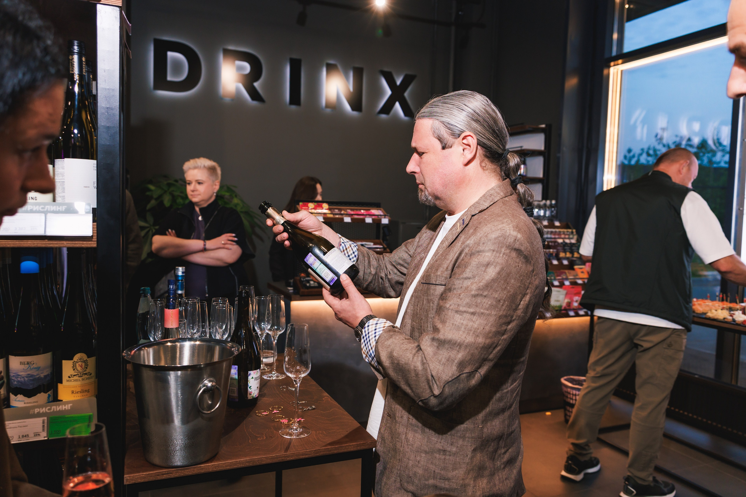 Открытие винотеки DRINX. Фотограф в Москве Дмитрий Емельянов