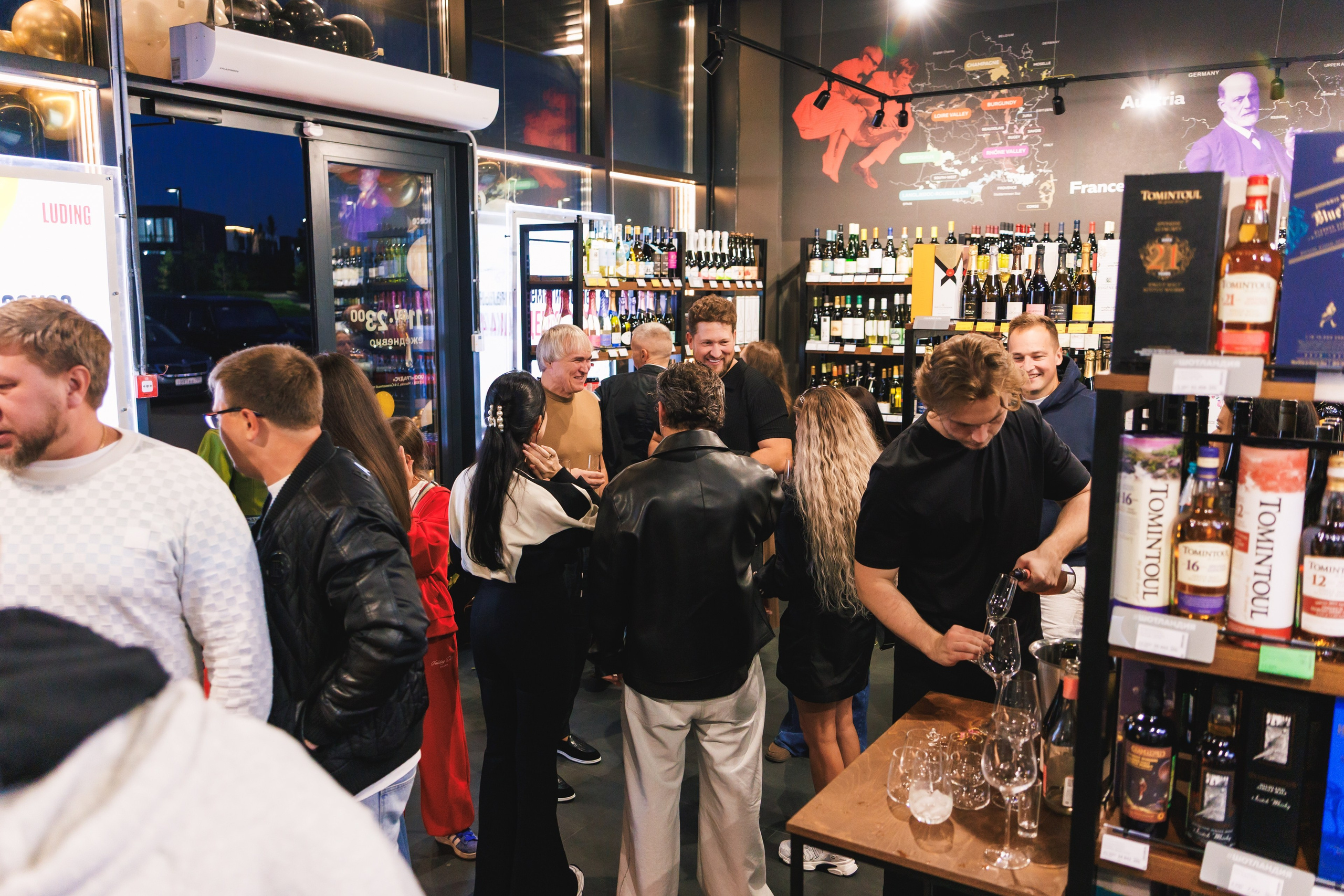 Открытие винотеки DRINX. Фотограф в Москве Дмитрий Емельянов