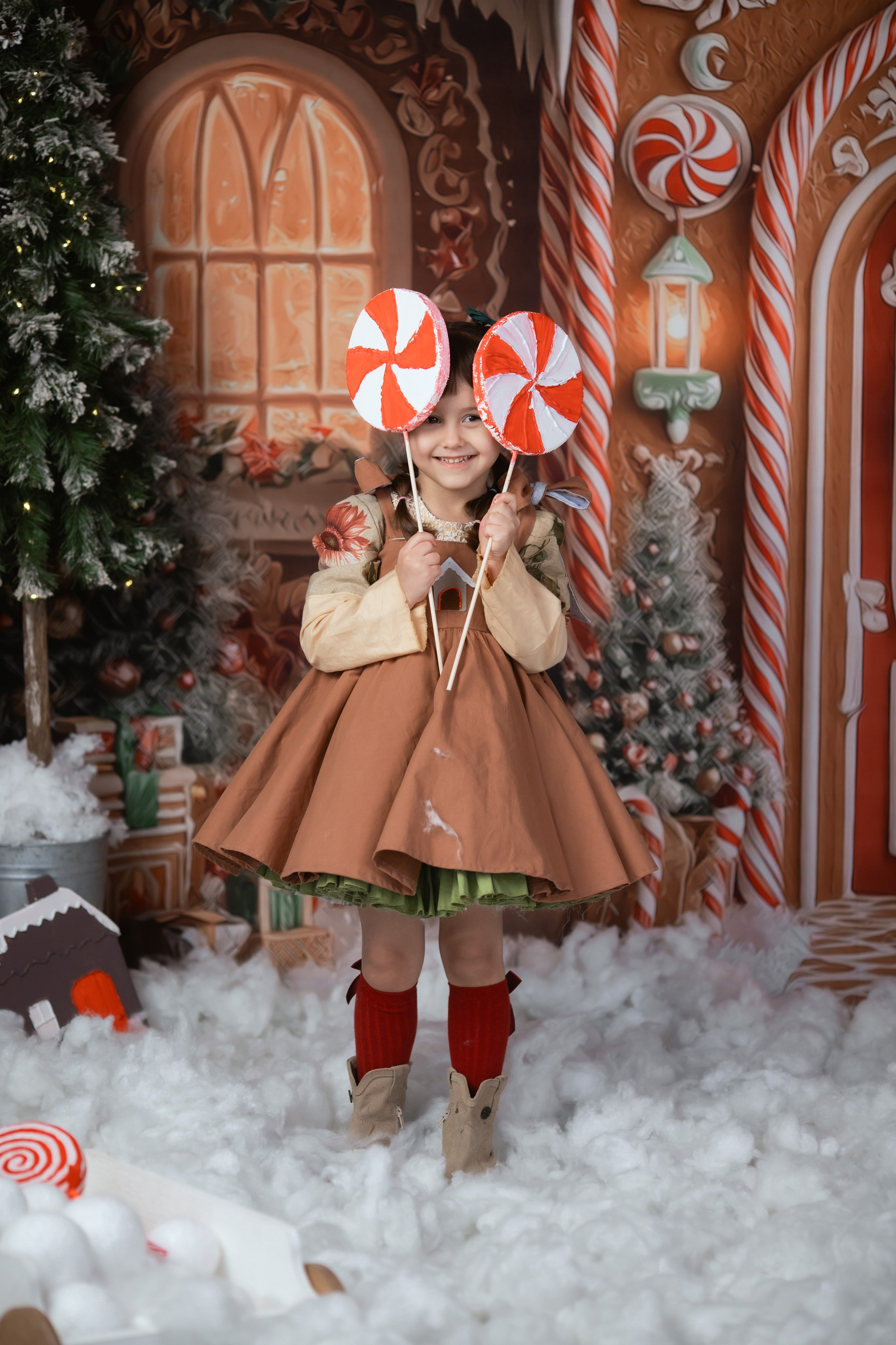 Детский фотопроект «Пряничный домик». Фотостудия Фонарь