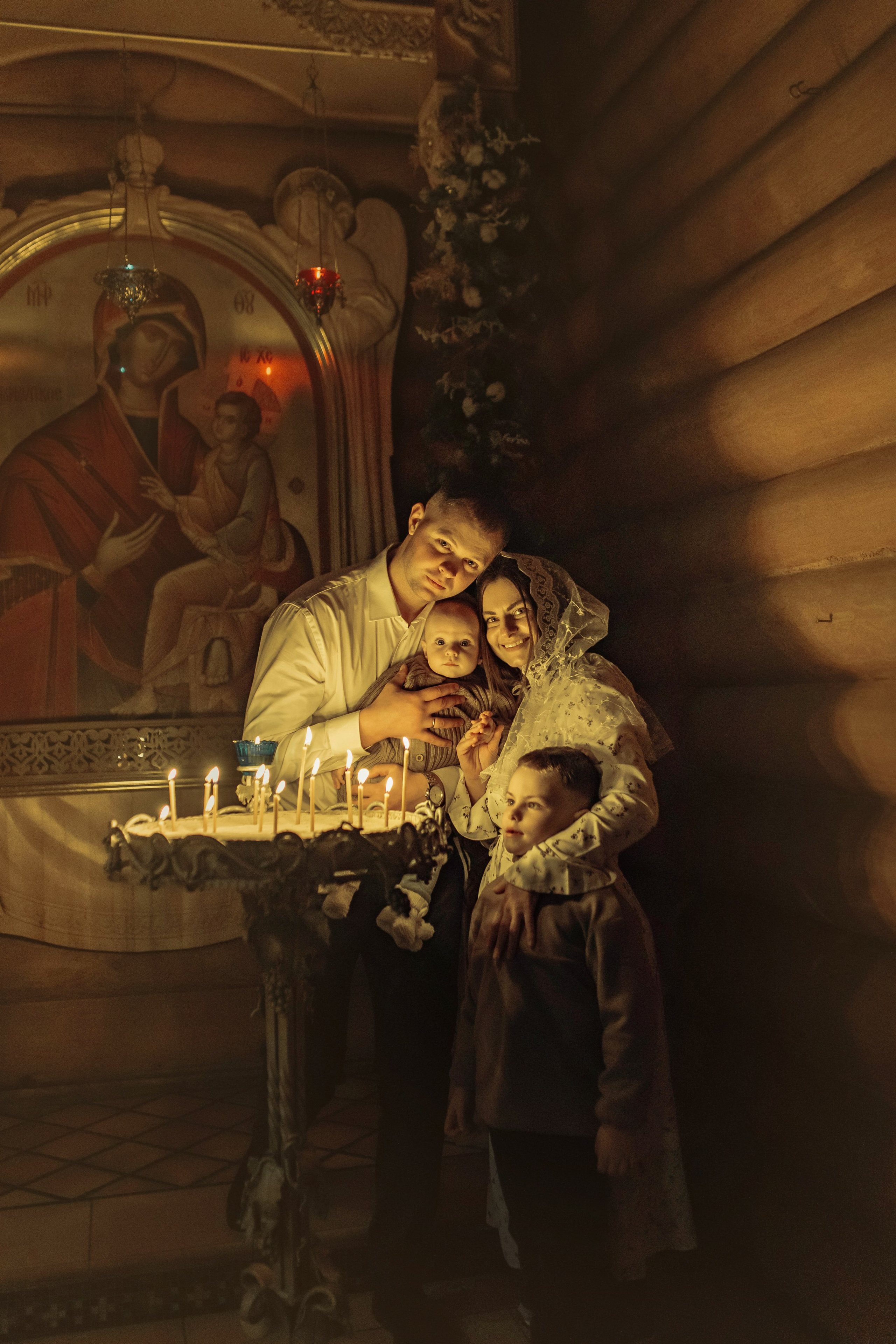 Крещение Матвея, храм Святой Троицы, декабрь 2025