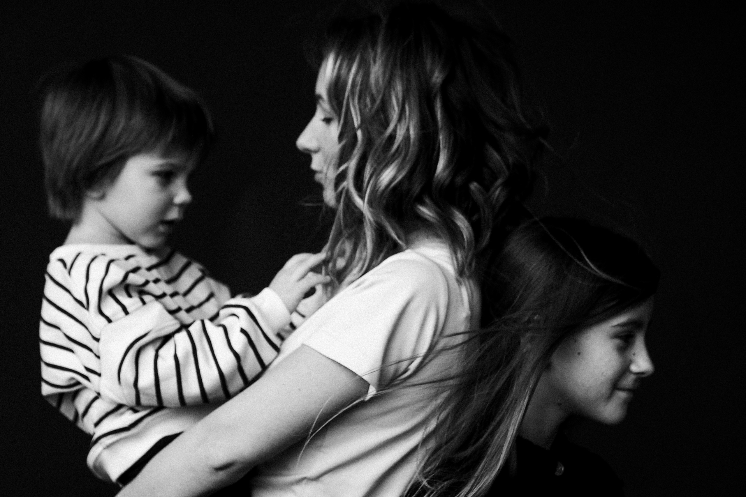 Nadia or when there are three children. Photographer and videographer Valeria Lisauske