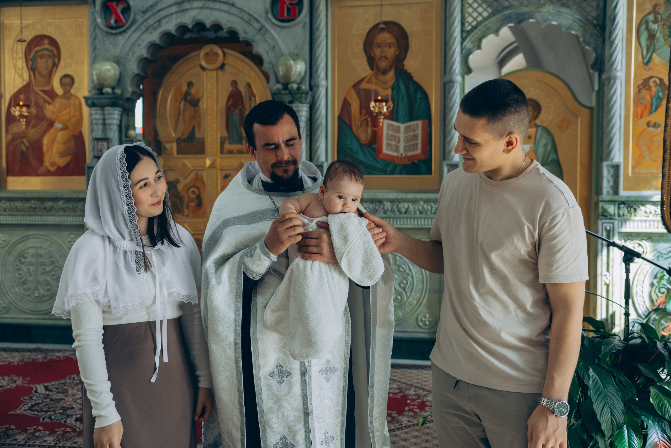 Крещение Александра. Свадебный, семейный фотограф в Иркутске Светлана Макаричева