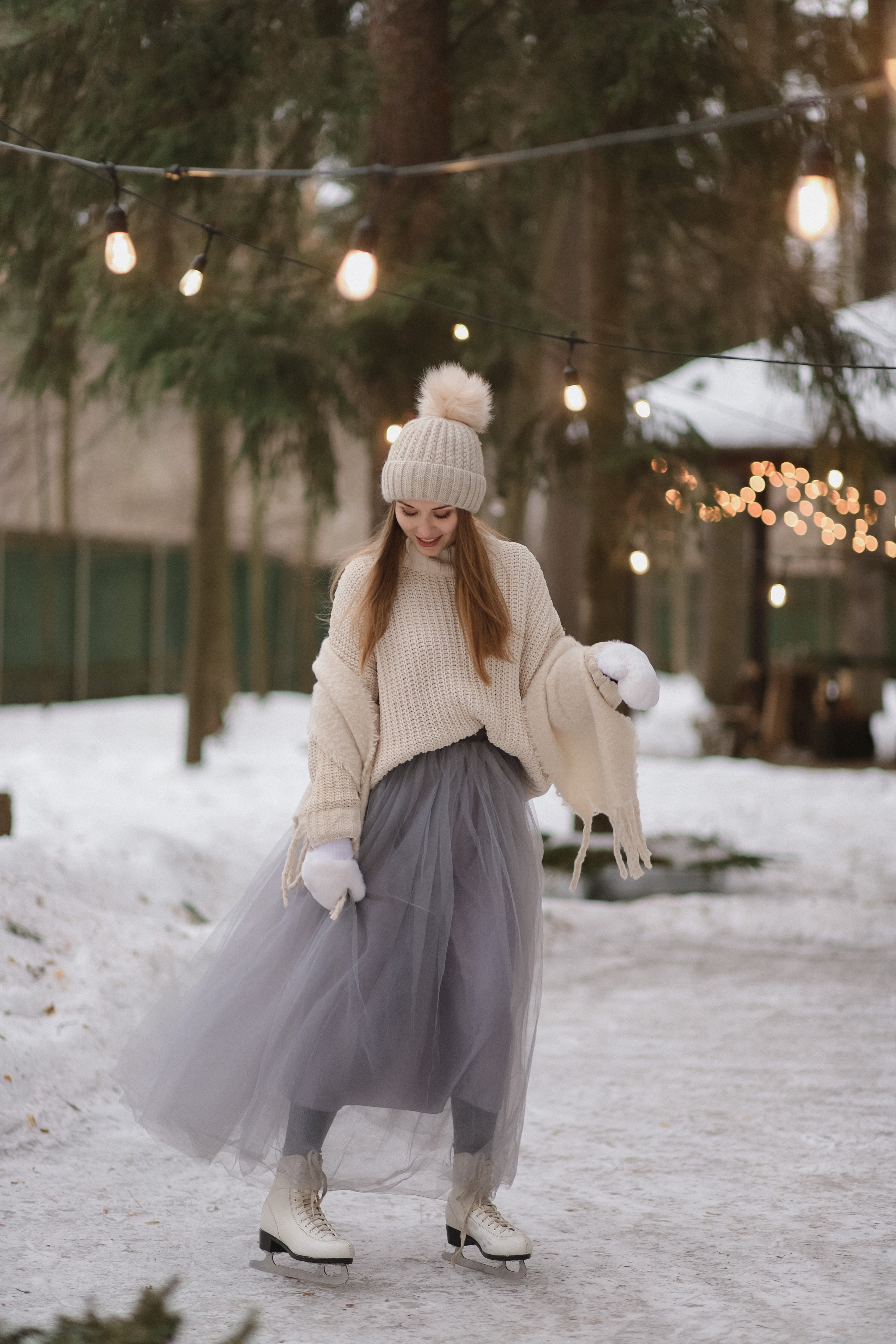 Девушка на катке. Свадебный, семейный и детский фотограф в Люберцах Зайцева Анастасия