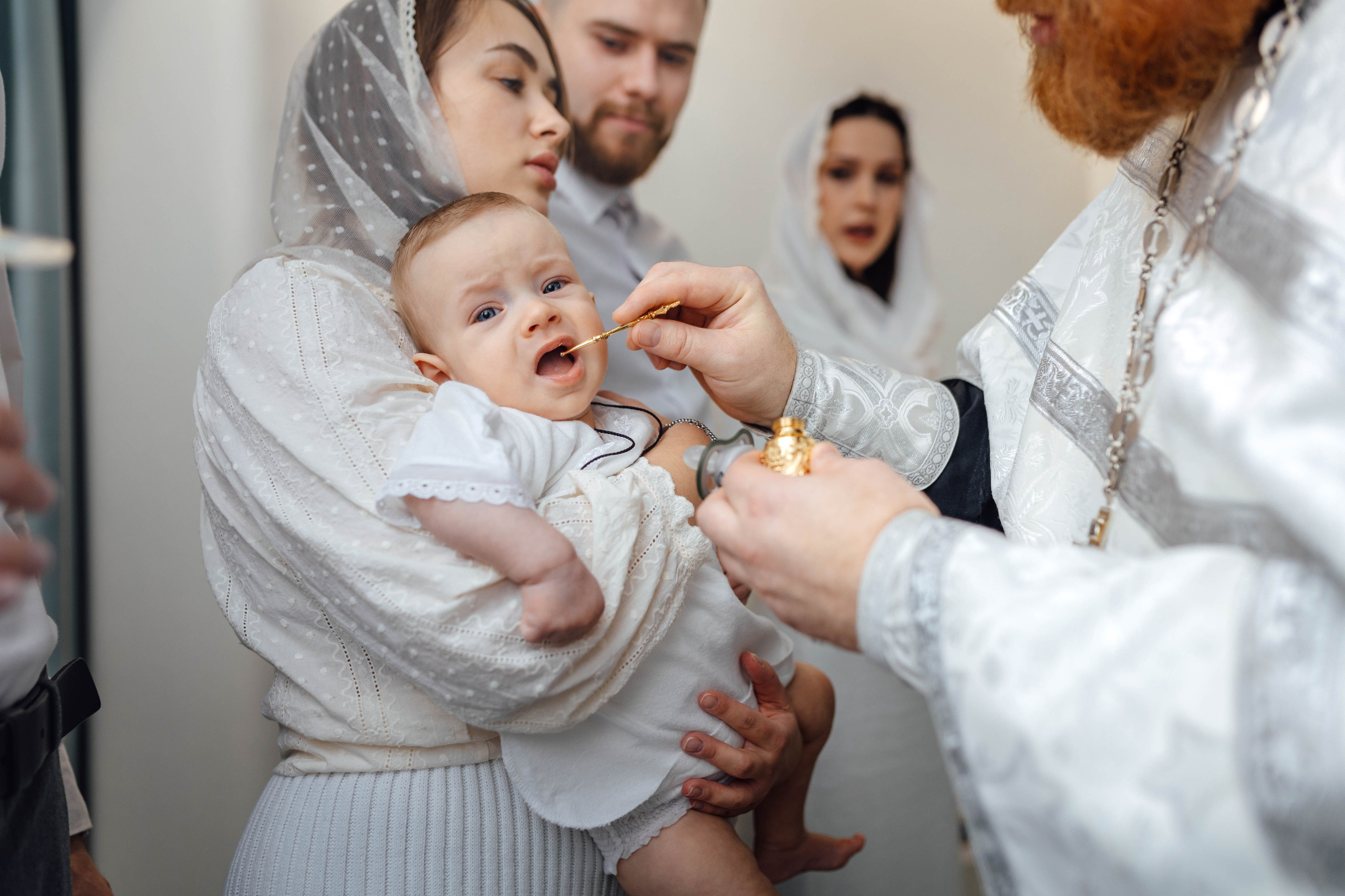 Крещение Демида, храм Святой Троицы, декабрь 2025