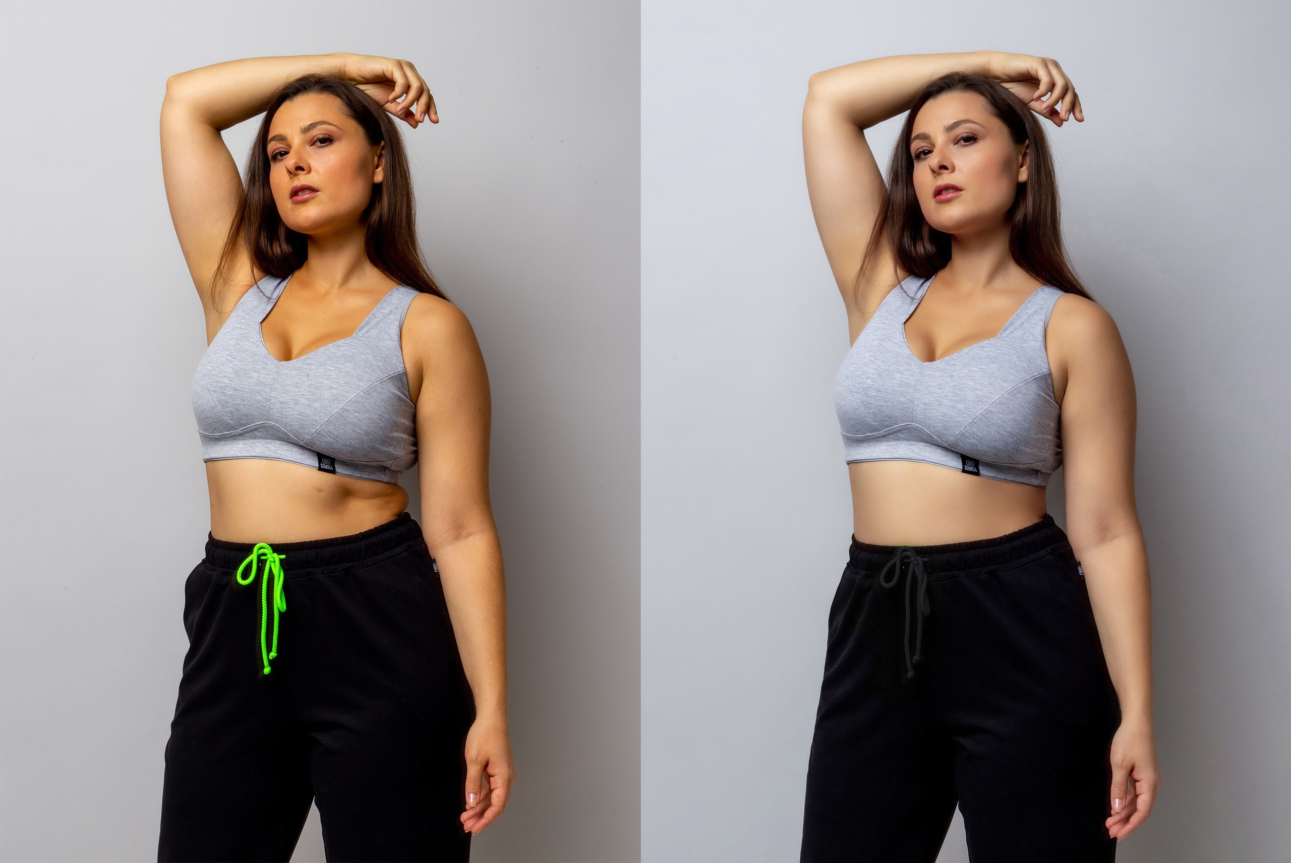 Деликатная обработка портретов для рекламы нижнего белья | Студия SVITHART