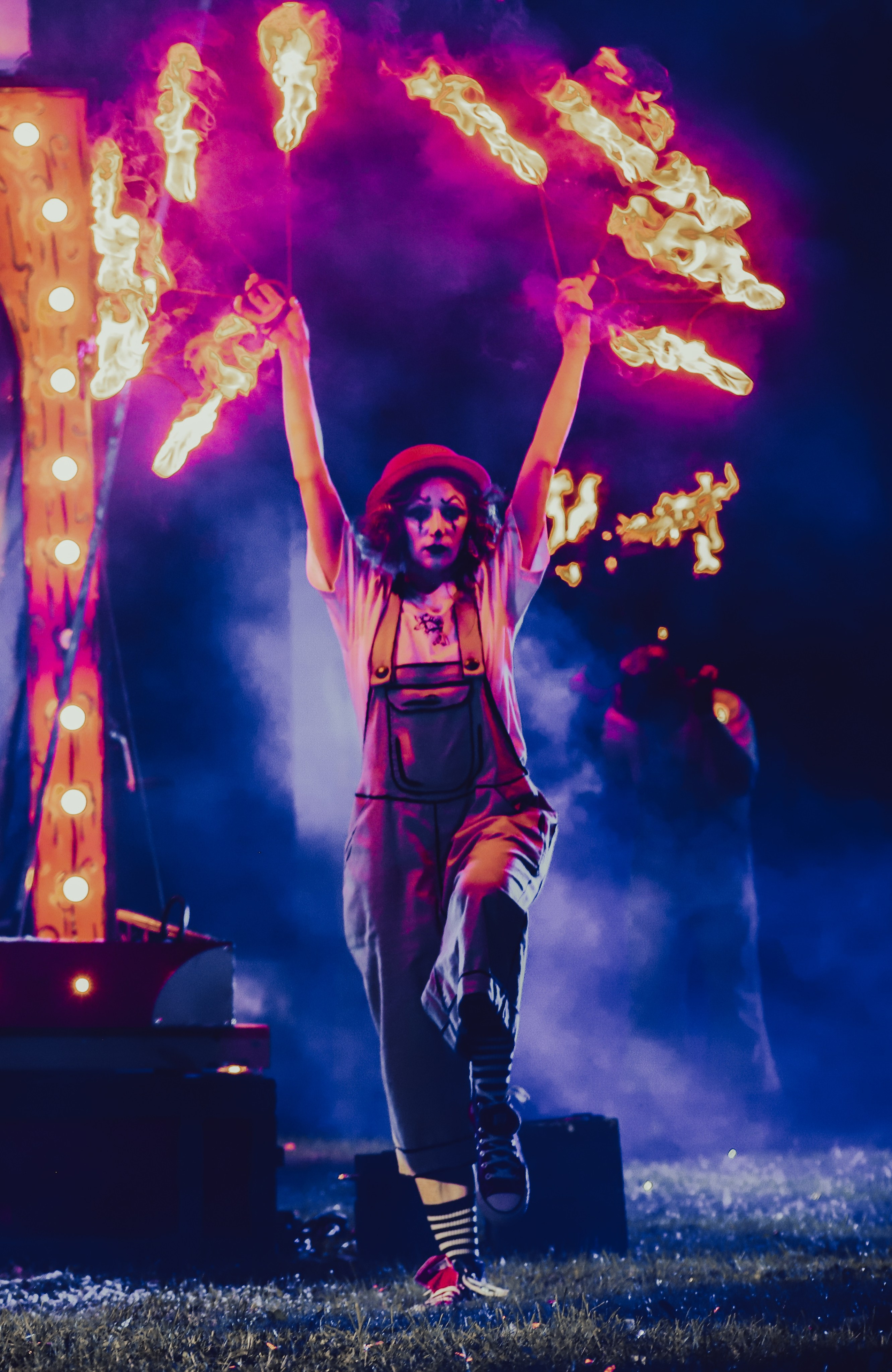 Съемки каскадерских шоу