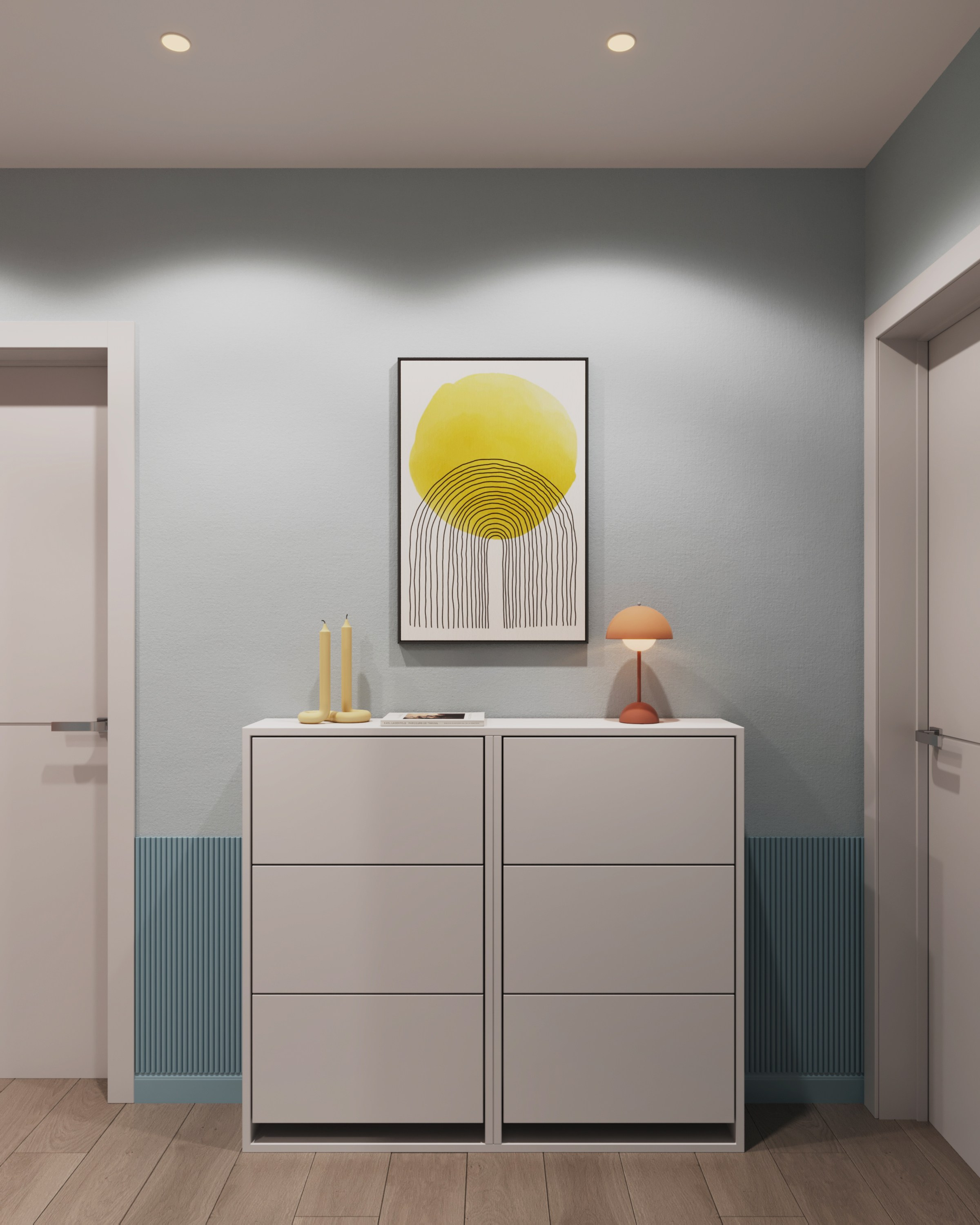 Пространство трёхкомнатной квартиры для аренды в центре СПб, автор Ксения Новикова, проект ЖК Наследие, интерьер под ключ