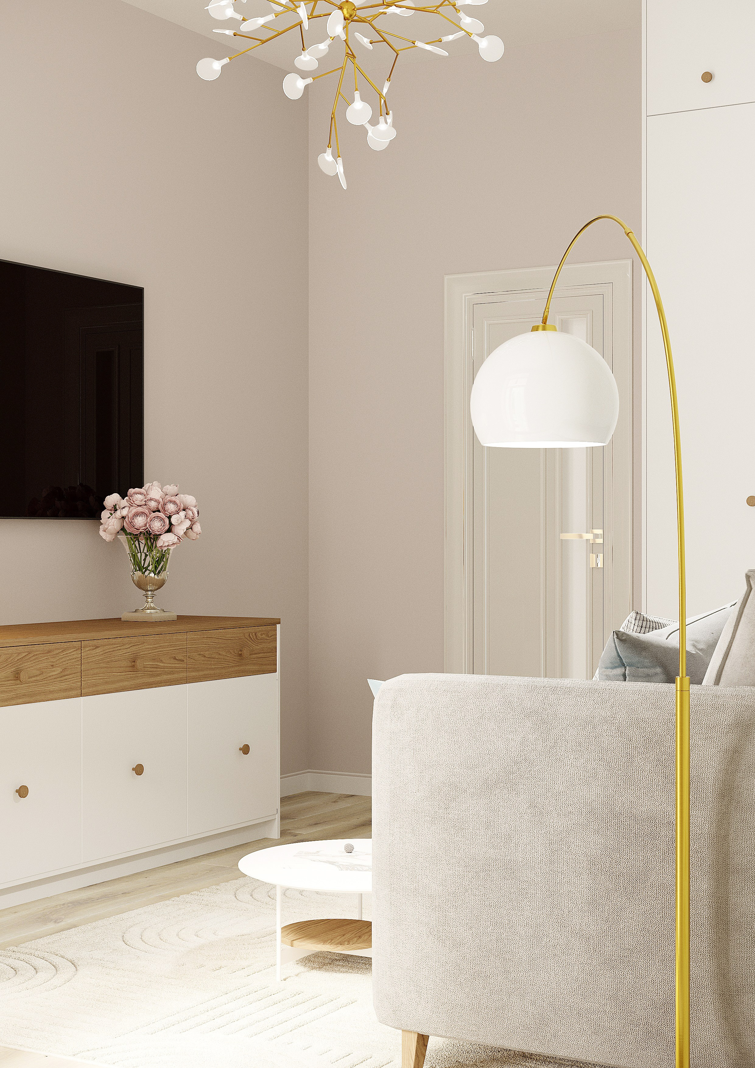 Квартира для большой дружной семьи. Батракова Наталья дизайнер интерьеров Санкт-Петербург Москва Архангель