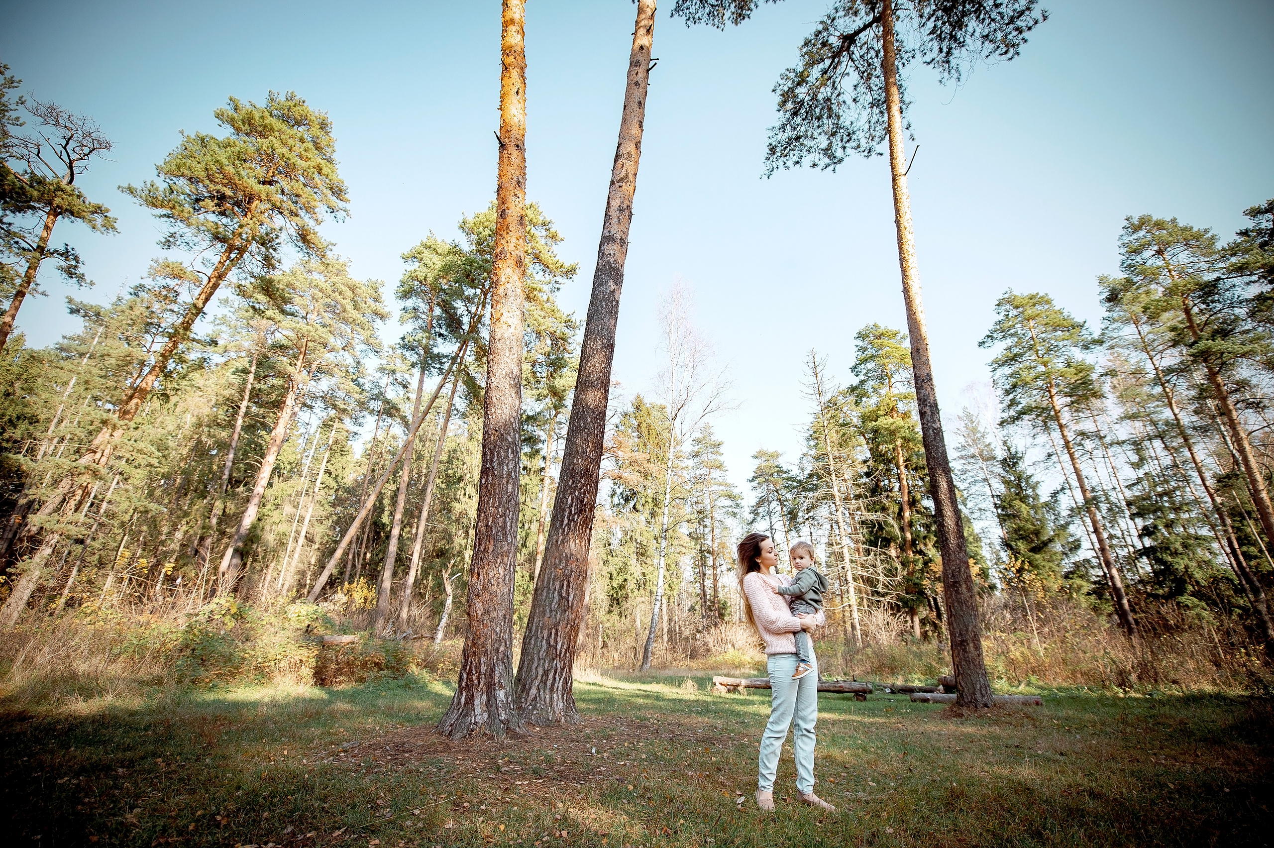 Осенняя фотопрогулка в Щелково с малышом. Свадебный и семейный фотограф Виктория Носачёва. Щелково, Москва и МО