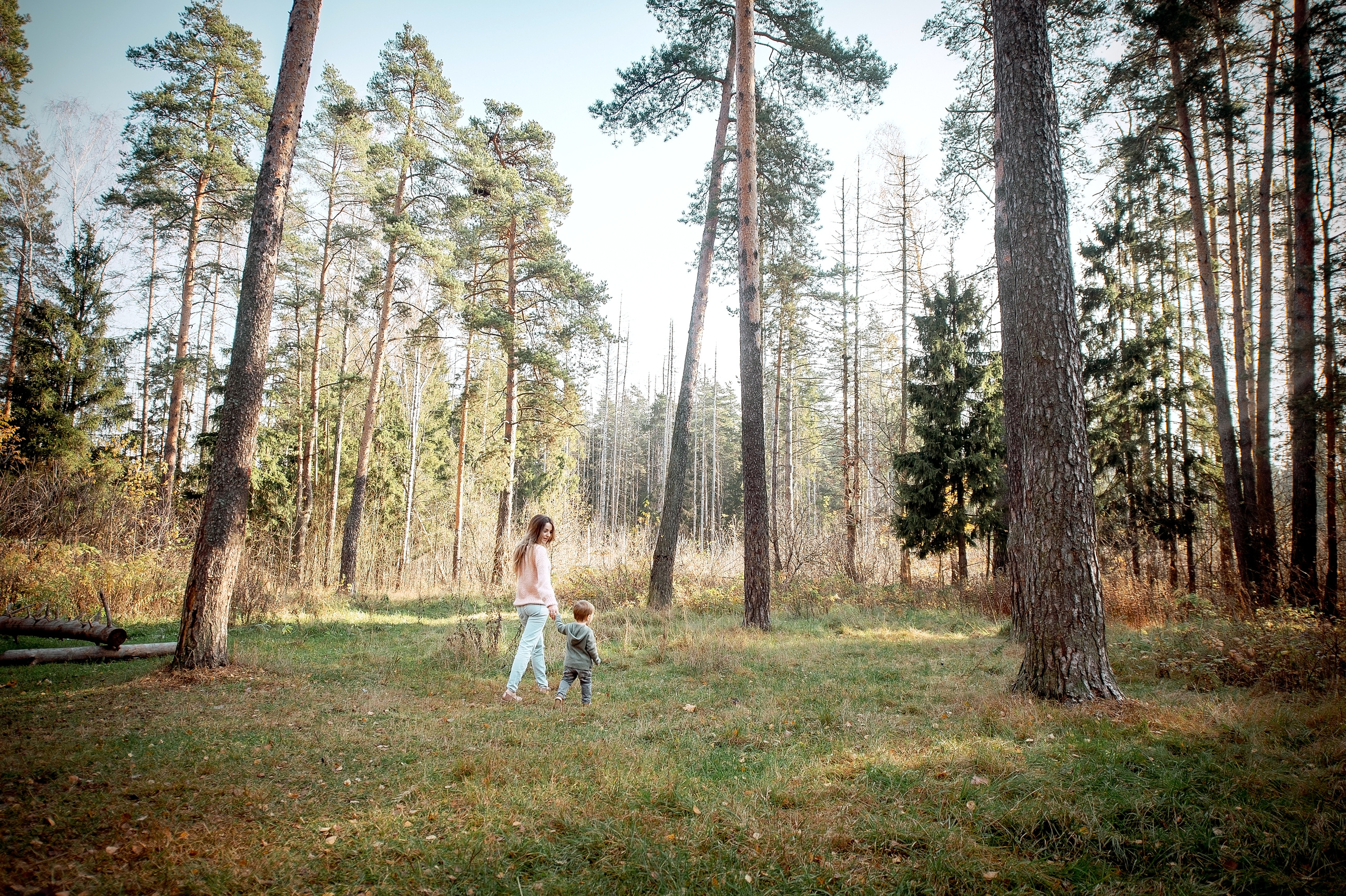 Осенняя фотопрогулка в Щелково с малышом. Свадебный и семейный фотограф Виктория Носачёва. Щелково, Москва и МО