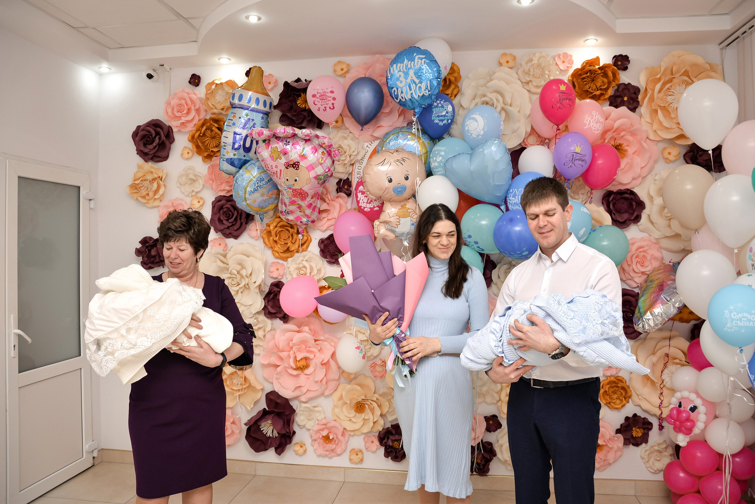 Выписка Королевской двойни. Семейный и свадебный фотограф Галина Абакумова, фотосессии в Белгороде