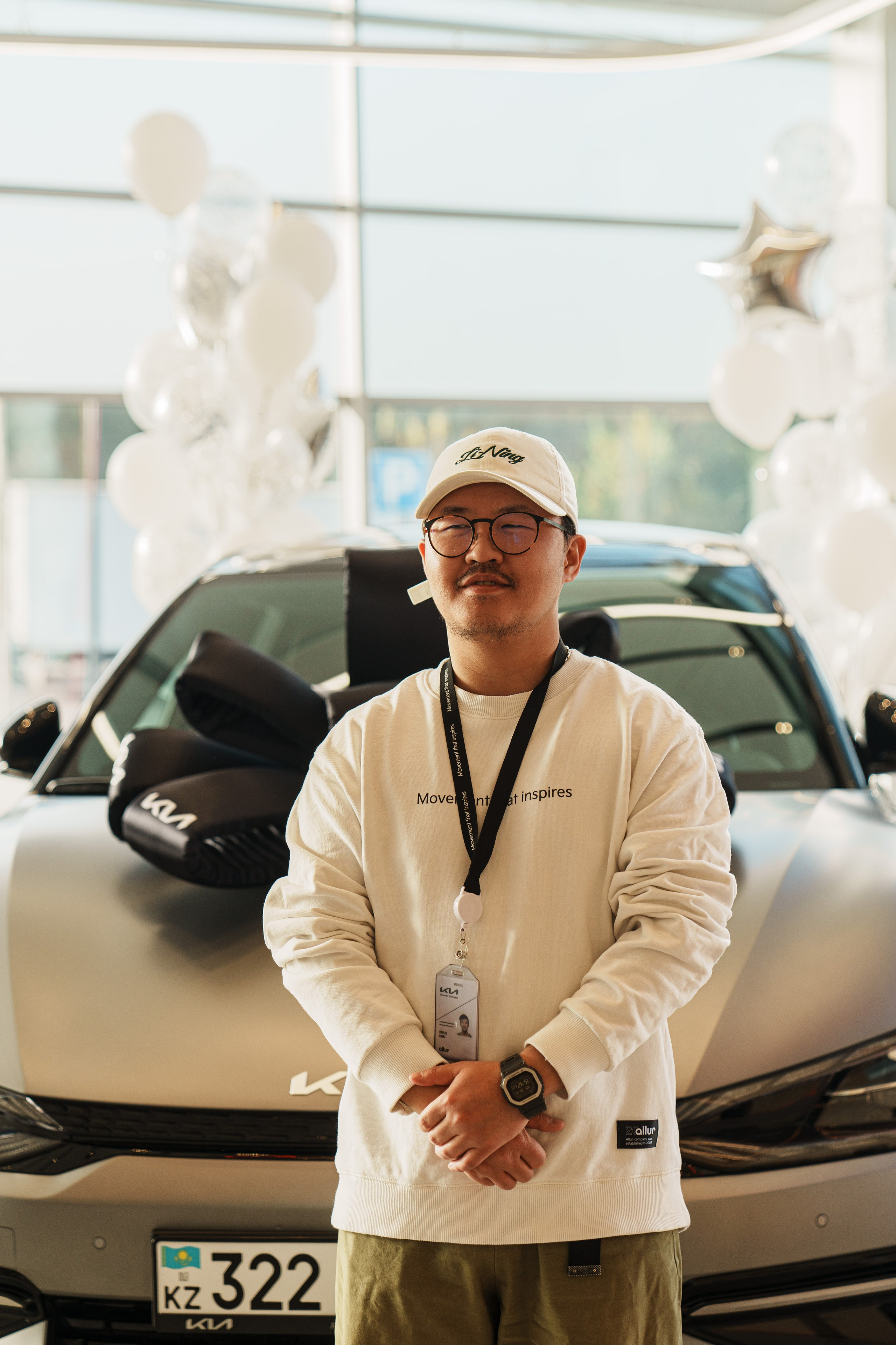 Kia EV6 Вручение Евгений Чебаткову. Фотограф TAULAN_1