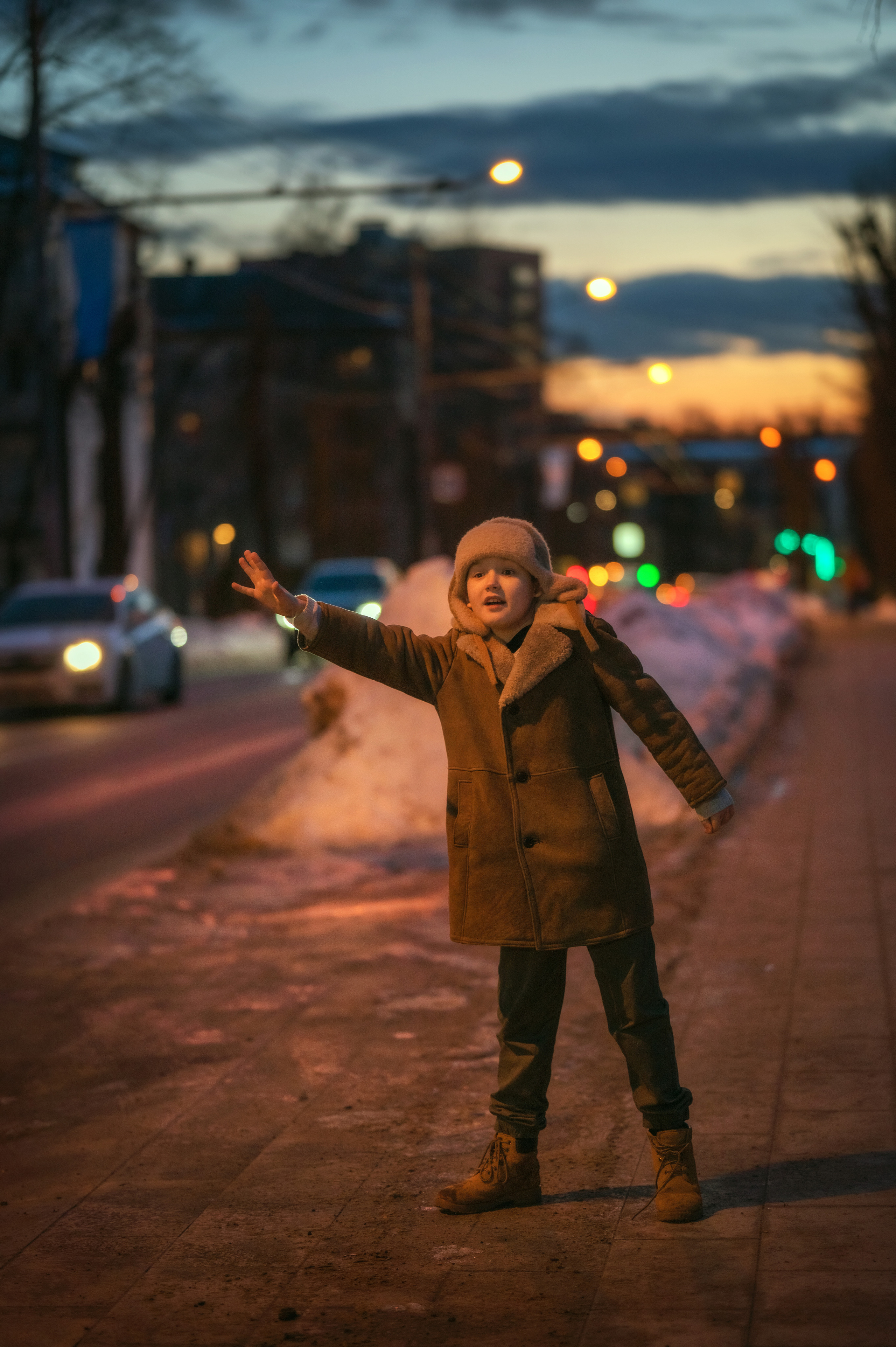 Вечерняя прогулка по городу. Детский и семейный фотограф